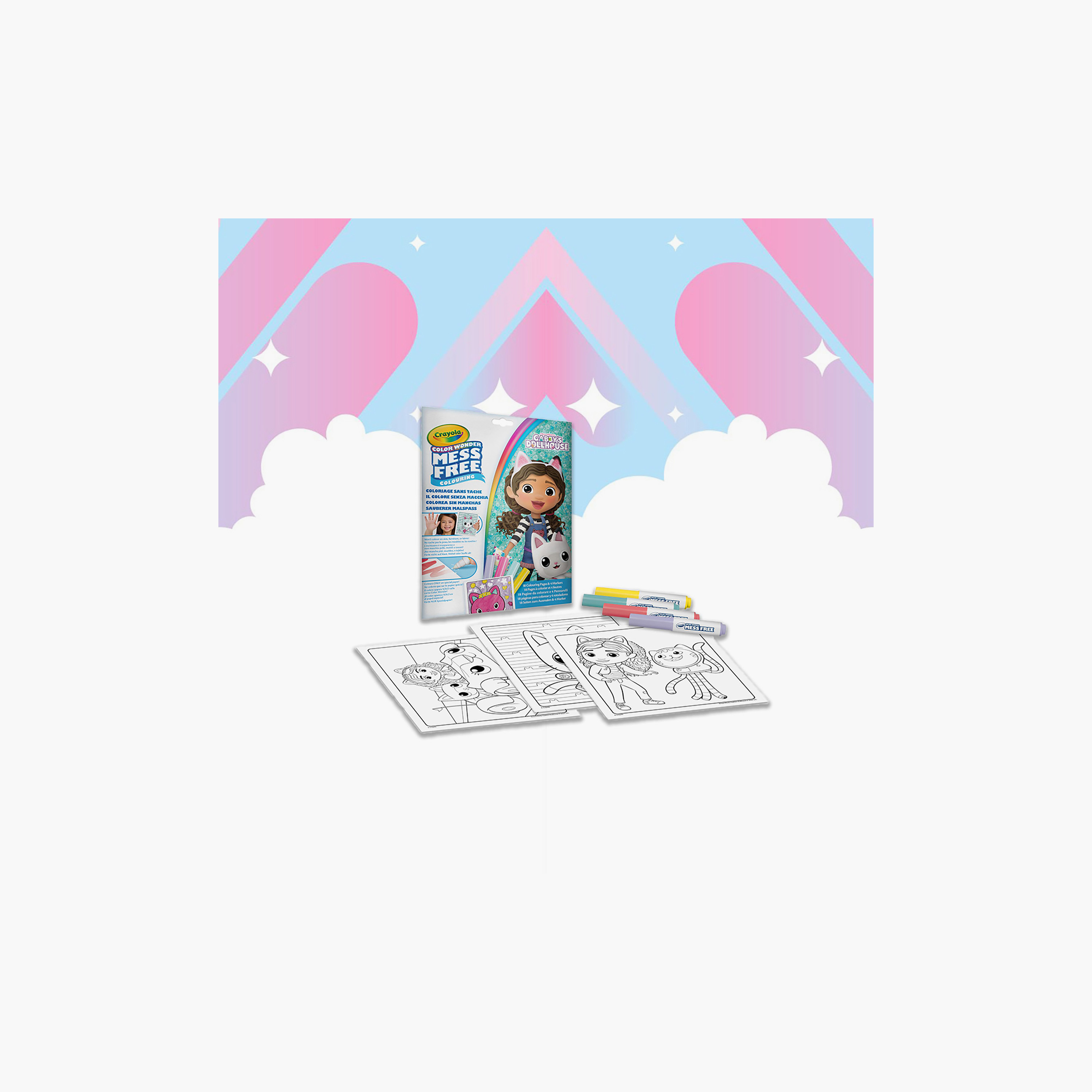 Crayola Colour Gabby'S Dollhouse Colouring & Activity Set-school-artsandcrafts-image-3