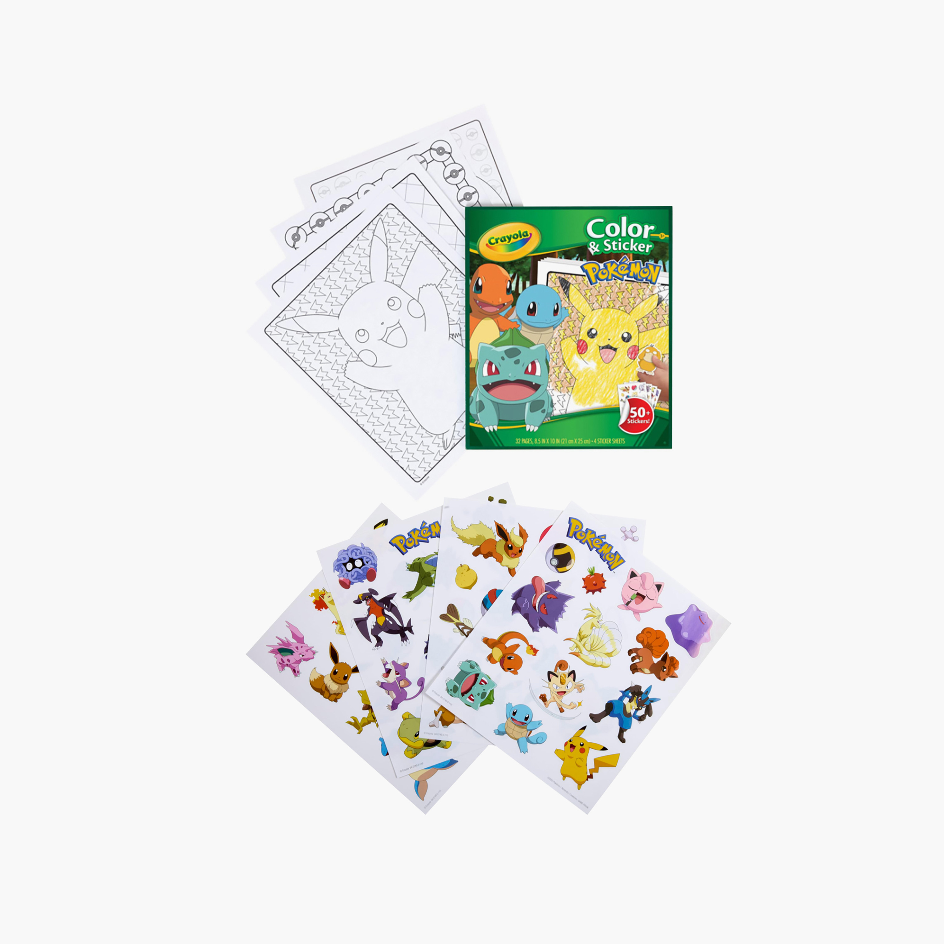 Crayola Pokemon Colour & Sticker Activity Kit-school-artsandcrafts-image-1
