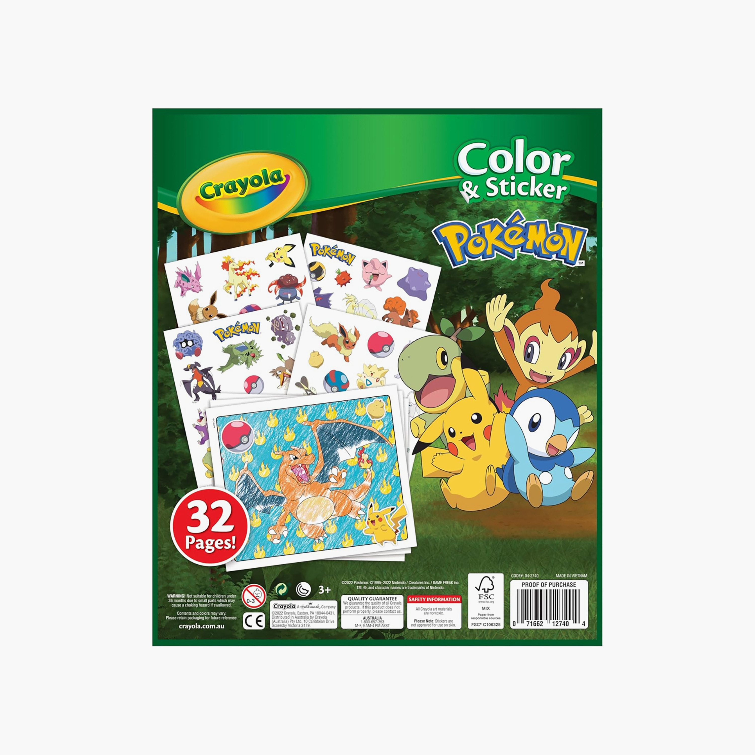 Crayola Pokemon Colour & Sticker Activity Kit-school-artsandcrafts-image-5