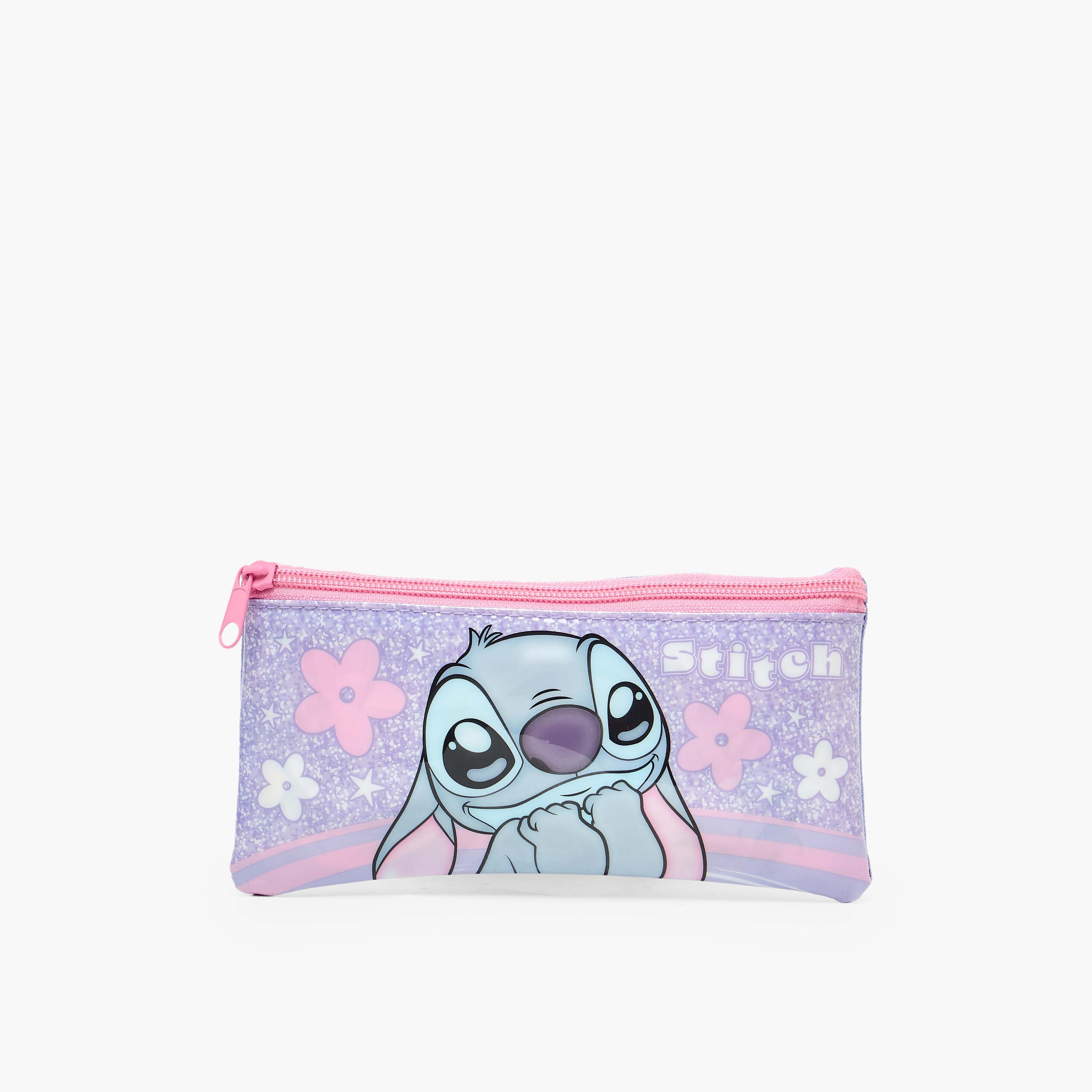 Disney Stitch Print 5-Piece School Trolley Bag Set for Kids 5-8 Years with Lunch Bag - 16 inches-school-bagsandbackpacks-trolleybags-image-20
