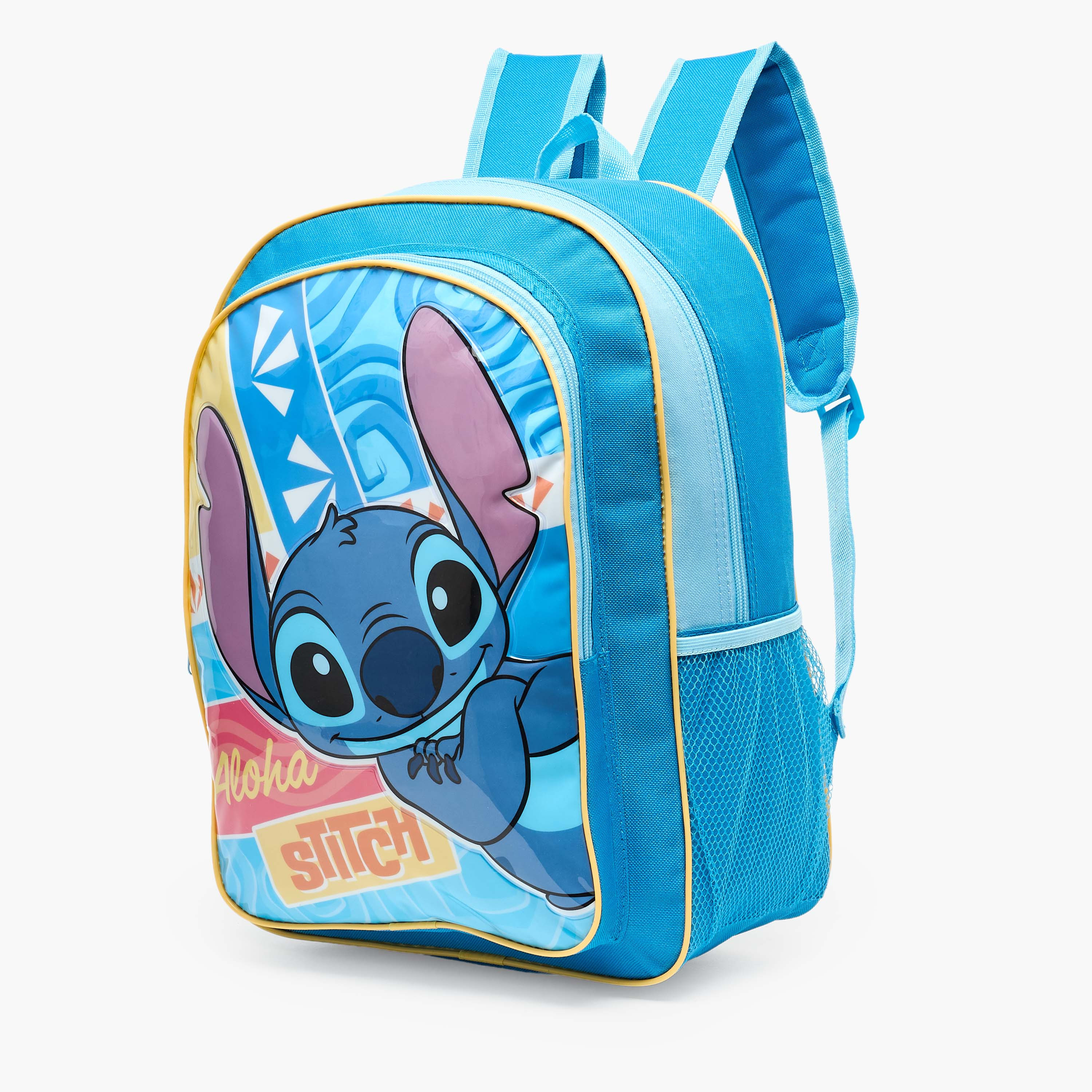 Disney Stitch Print Backpack 5-Piece School Bag Set for Kids 5-8 Years with Pencil Pouch-school-bagsandbackpacks-backpacks-image-7