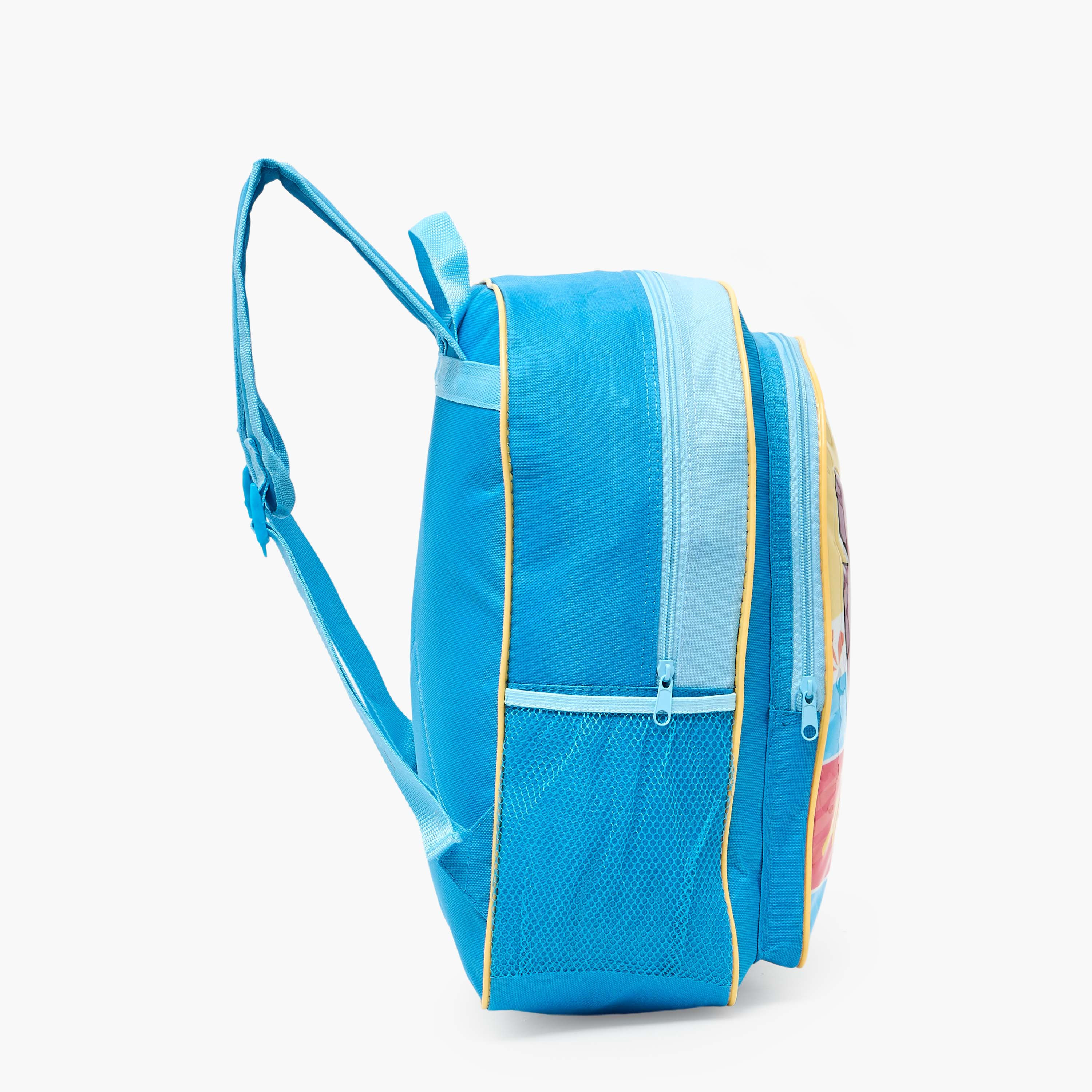 Disney Stitch Print Backpack 5-Piece School Bag Set for Kids 5-8 Years with Pencil Pouch-school-bagsandbackpacks-backpacks-image-8
