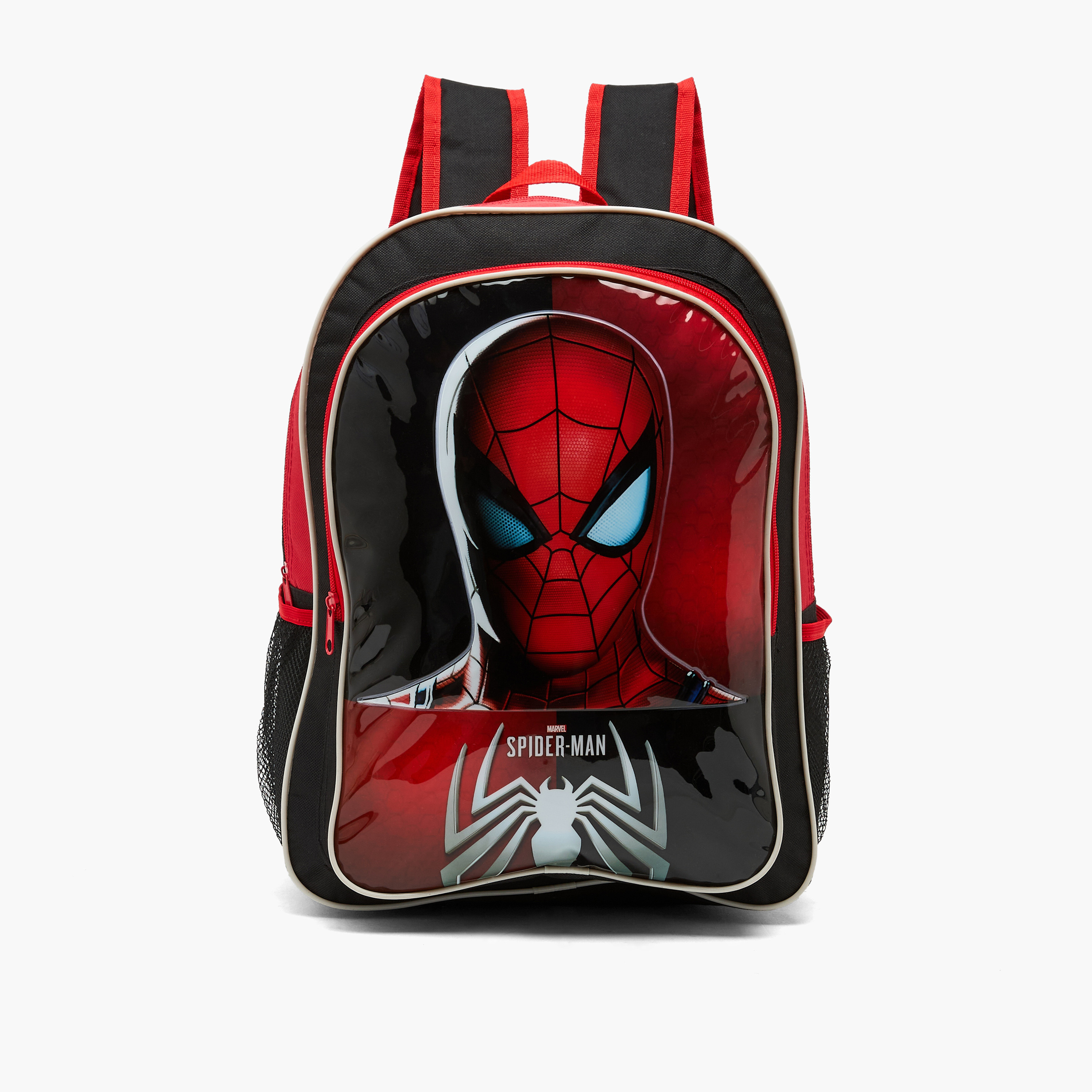 طقم شنطة ظهر مدرسية ومقلمة 5 قطع بطبعات سبايدرمان للأولاد بعمر 5-8 سنوات-school-bagsandbackpacks-backpacks-image-3