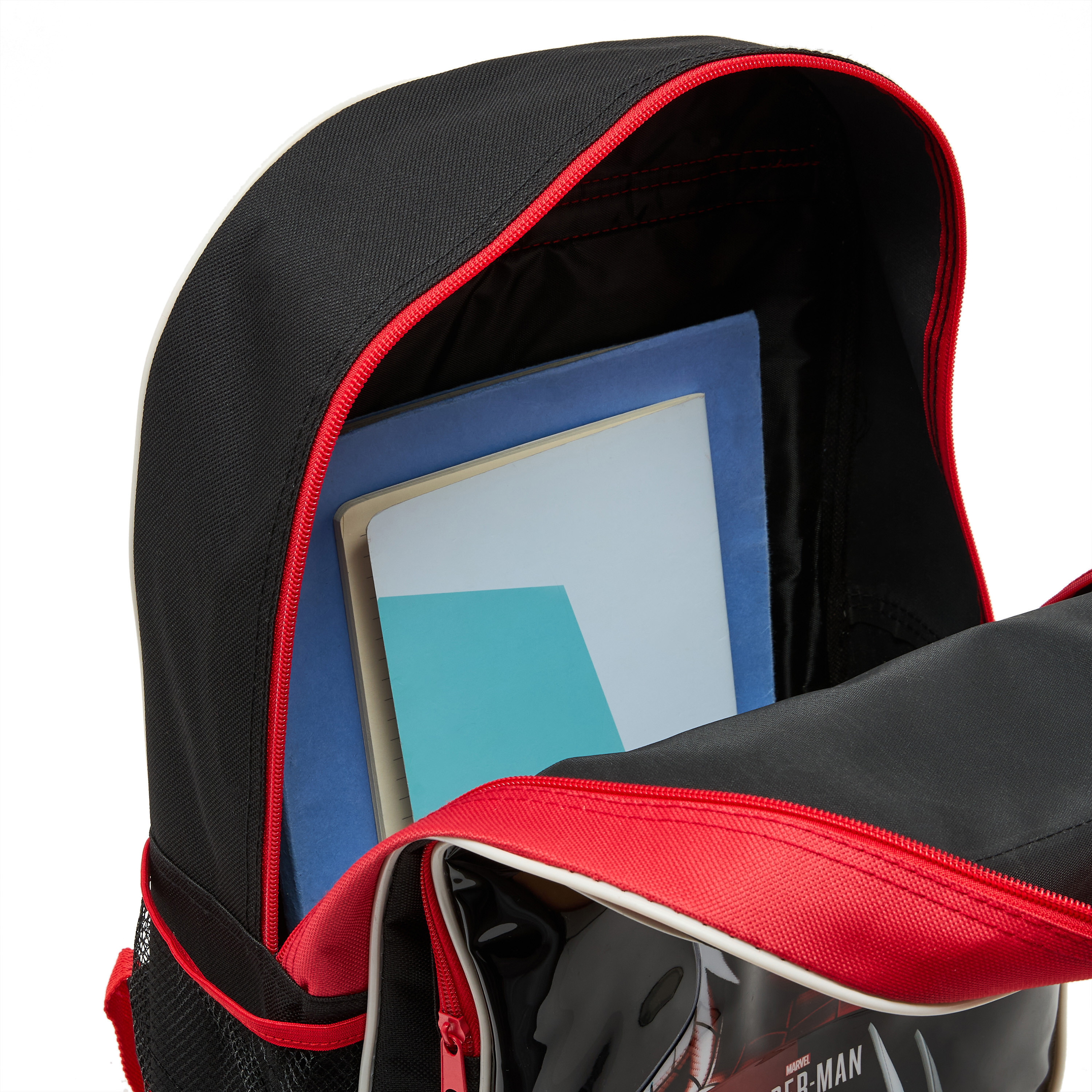 طقم شنطة ظهر مدرسية ومقلمة 5 قطع بطبعات سبايدرمان للأولاد بعمر 5-8 سنوات-school-bagsandbackpacks-backpacks-image-6