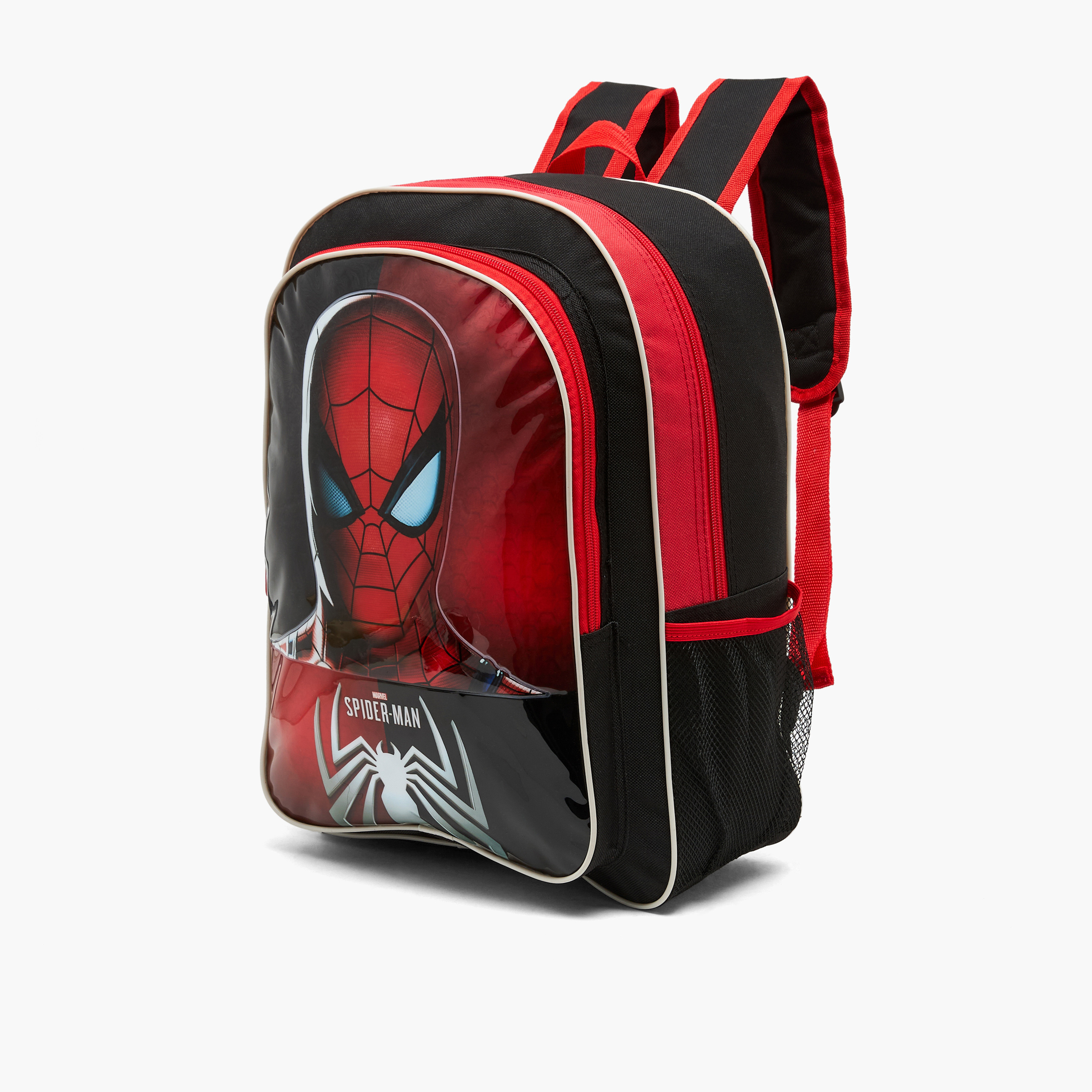 طقم شنطة ظهر مدرسية ومقلمة 5 قطع بطبعات سبايدرمان للأولاد بعمر 5-8 سنوات-school-bagsandbackpacks-backpacks-image-7