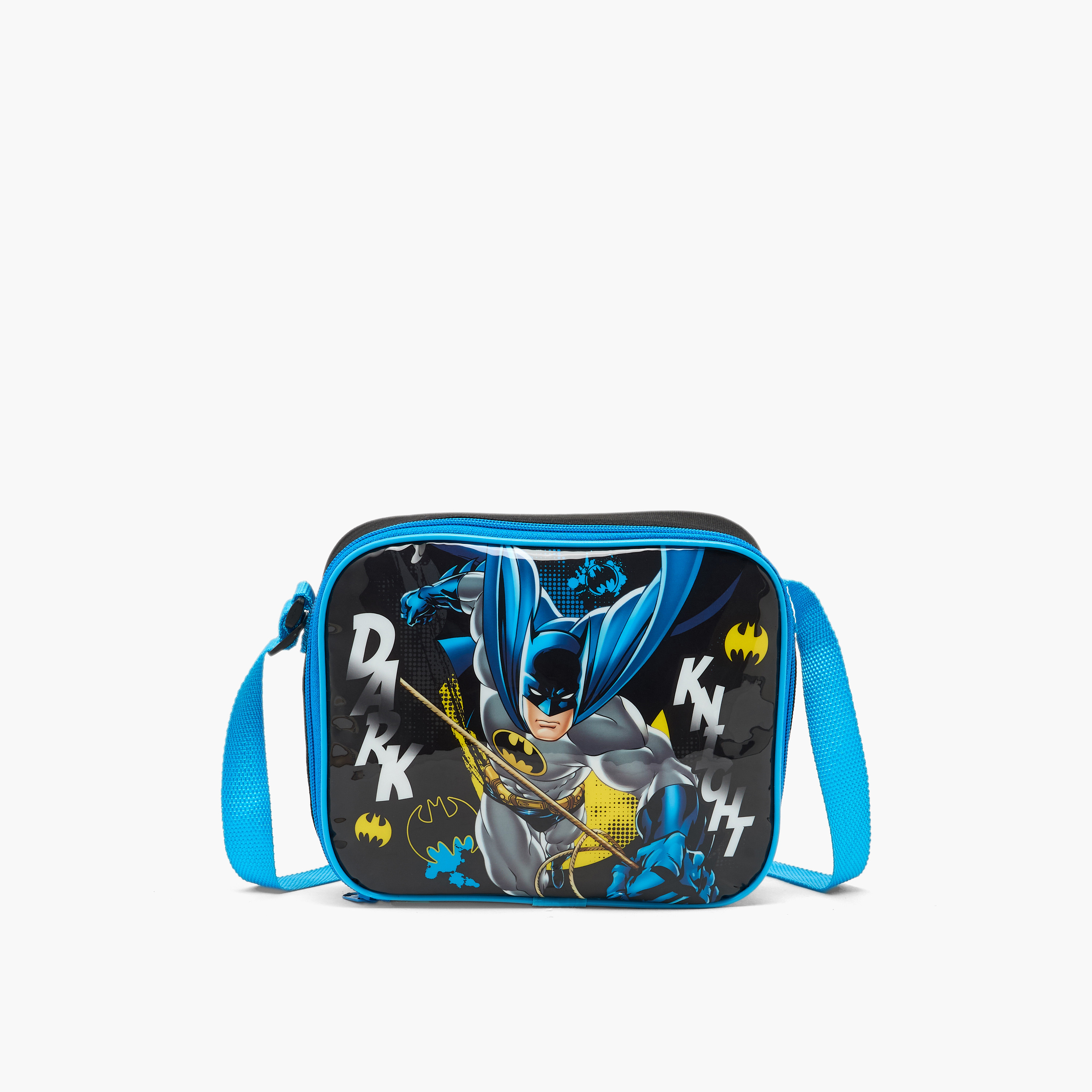 Batman Print 5-Piece School Trolley Bag Set for Boys 5-8 Years with Lunch Bag - 16 inches-school-bagsandbackpacks-trolleybags-image-13