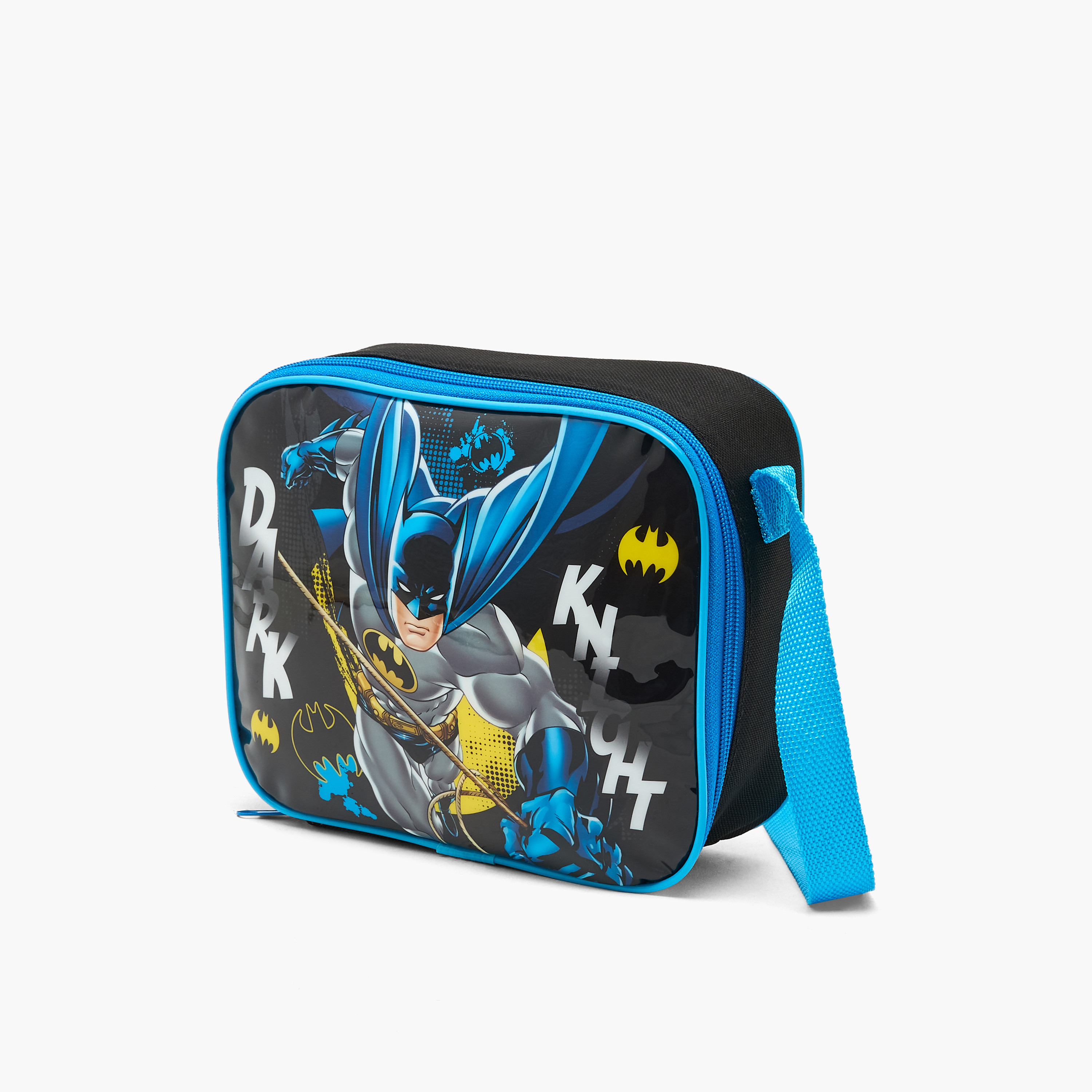 Batman Print 5-Piece School Trolley Bag Set for Boys 5-8 Years with Lunch Bag - 16 inches-school-bagsandbackpacks-trolleybags-image-14
