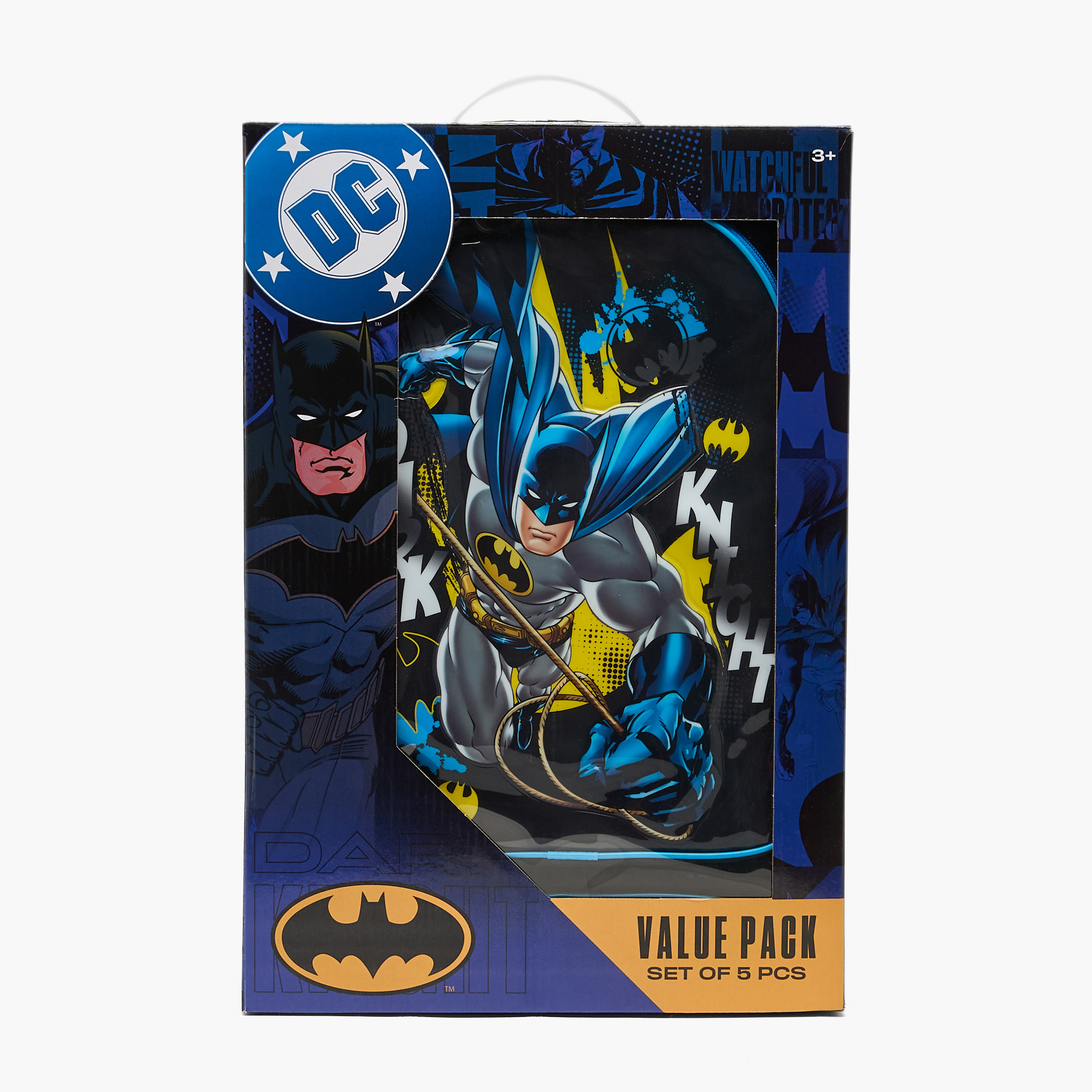 Batman Print 5-Piece School Trolley Bag Set for Boys 5-8 Years with Lunch Bag - 16 inches-school-bagsandbackpacks-trolleybags-image-22