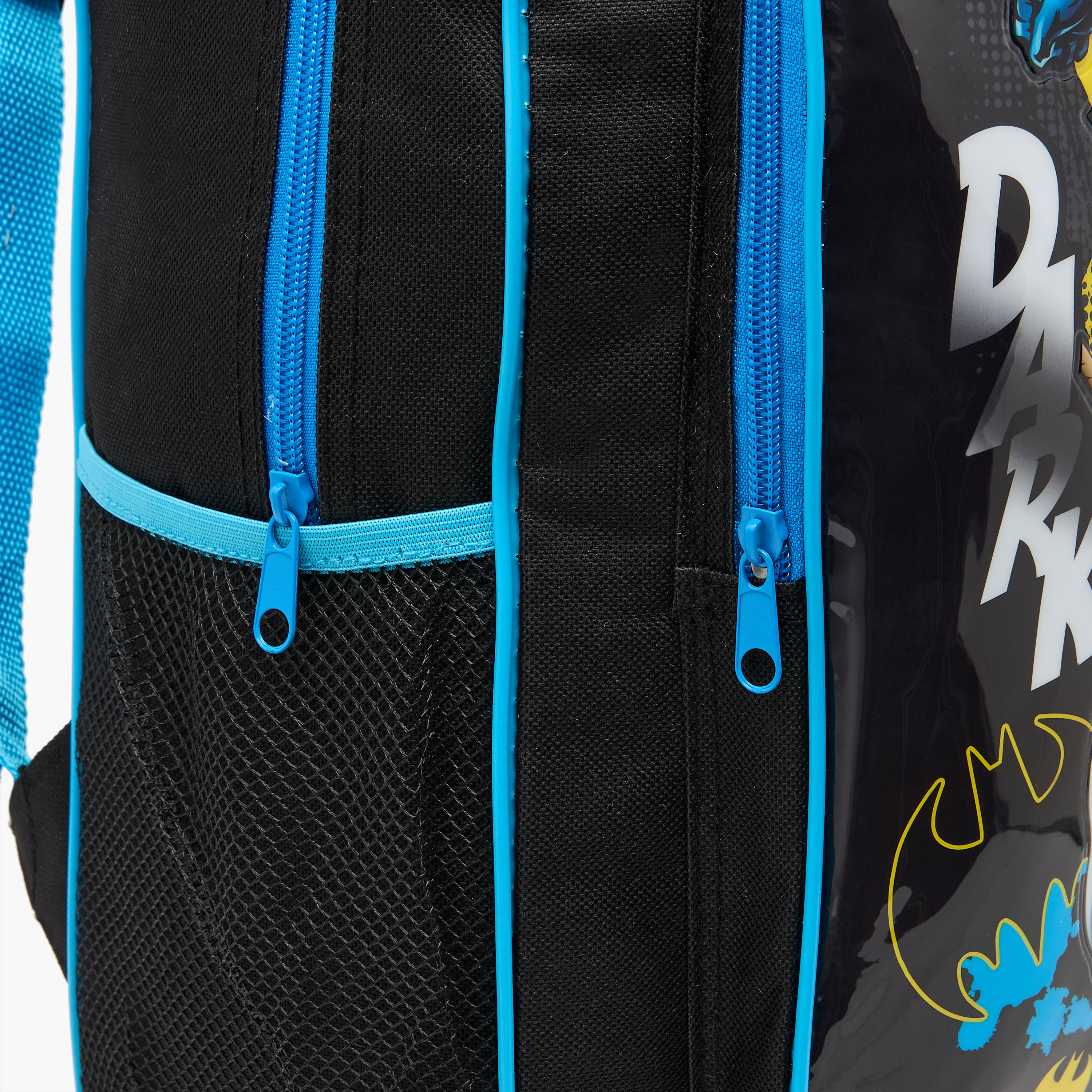 Batman Print 5-Piece School Trolley Bag Set for Boys 5-8 Years with Lunch Bag - 16 inches-school-bagsandbackpacks-trolleybags-image-7