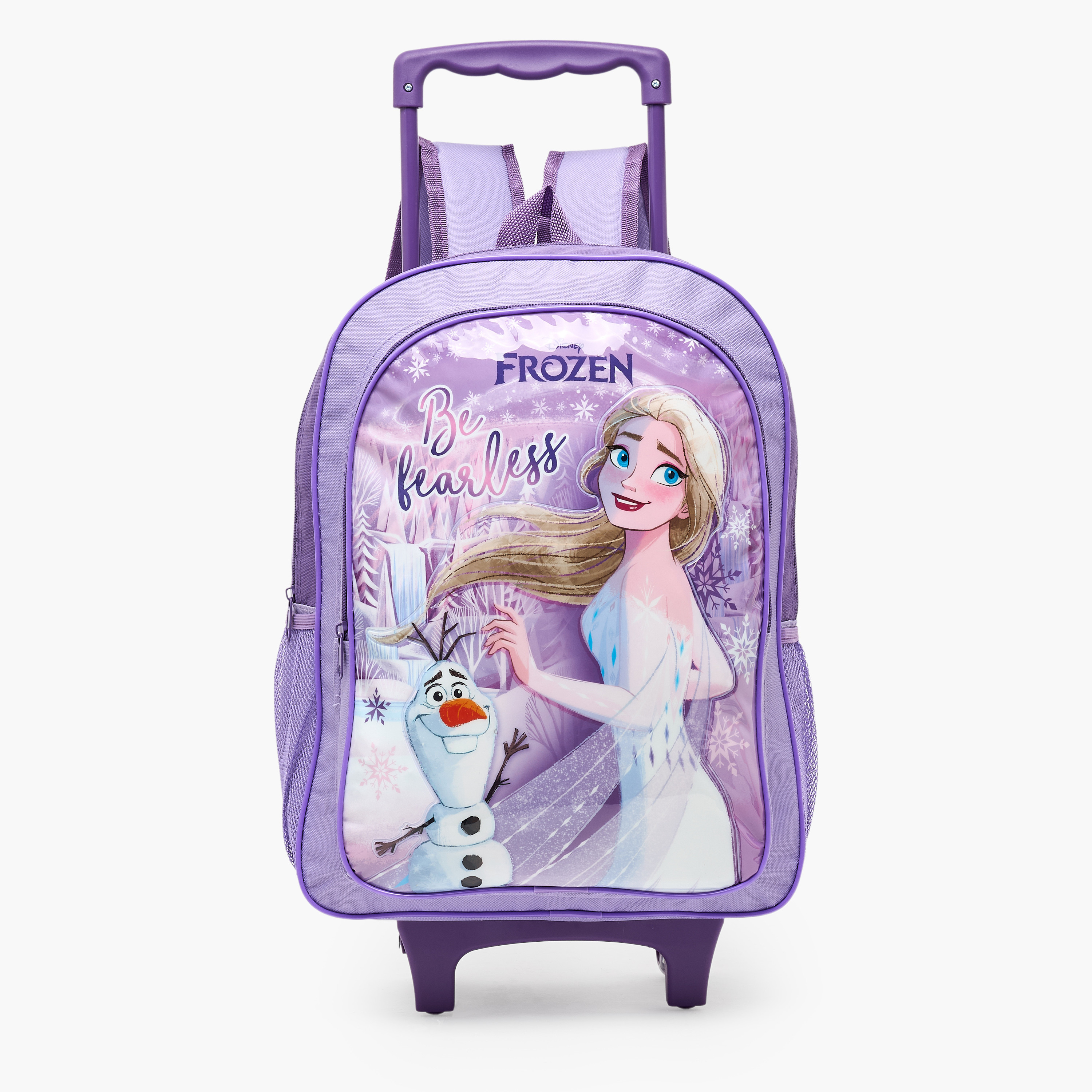 Disney Frozen Print 5-Piece School Trolley Bag Set for Girls 5-8 Years with Lunch Bag - 16 inches-school-bagsandbackpacks-trolleybags-image-3