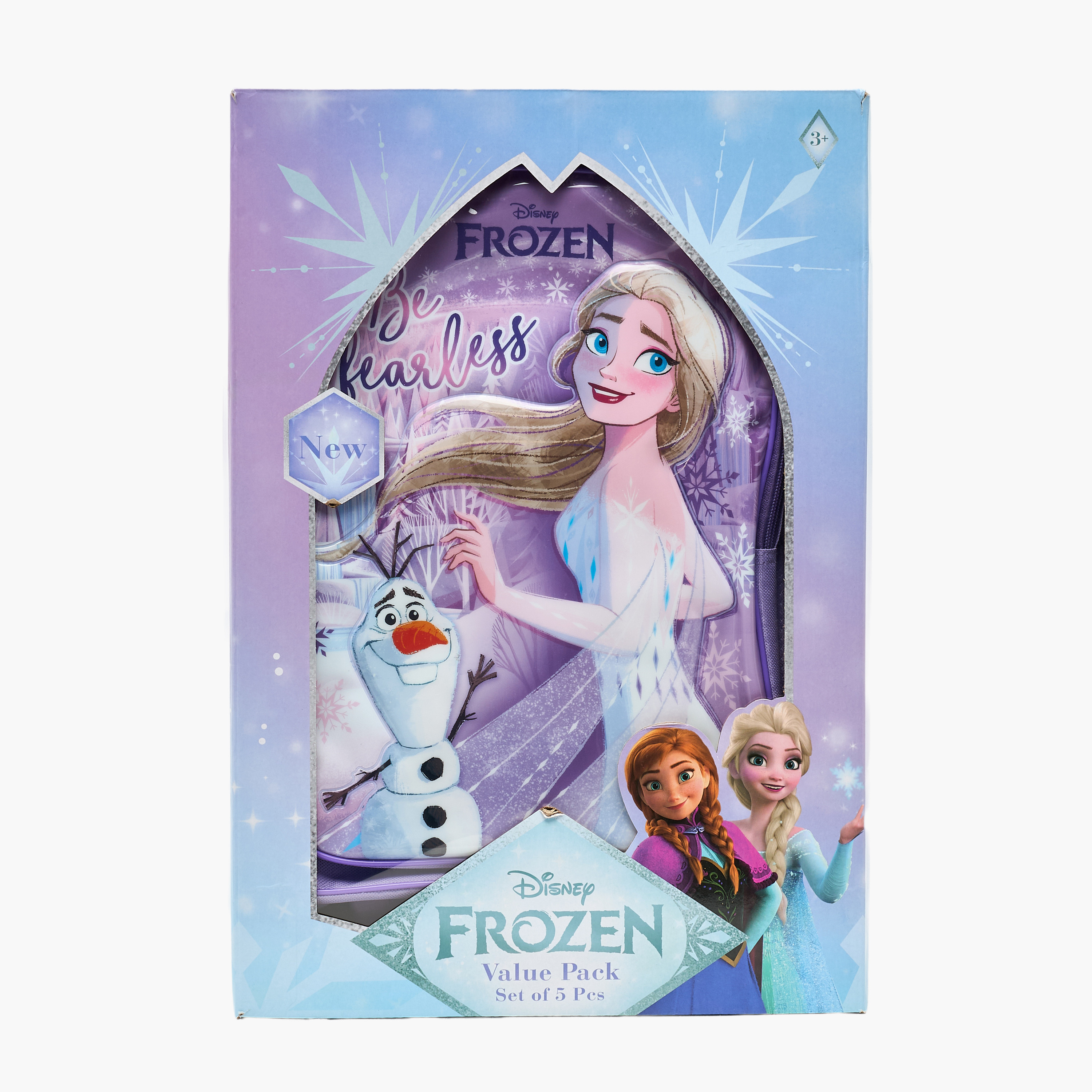 Disney Frozen Print 5-Piece School Trolley Bag Set for Girls 5-8 Years with Lunch Bag - 16 inches-school-bagsandbackpacks-trolleybags-image-21