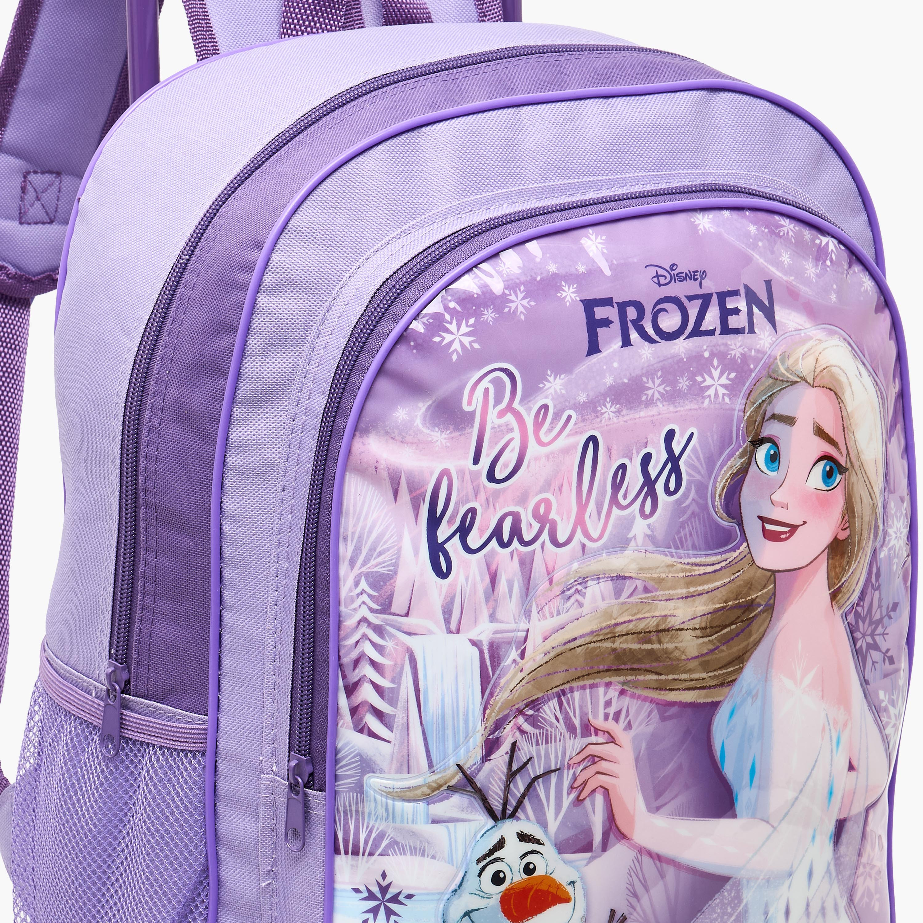 Disney Frozen Print 5-Piece School Trolley Bag Set for Girls 5-8 Years with Lunch Bag - 16 inches-school-bagsandbackpacks-trolleybags-image-5