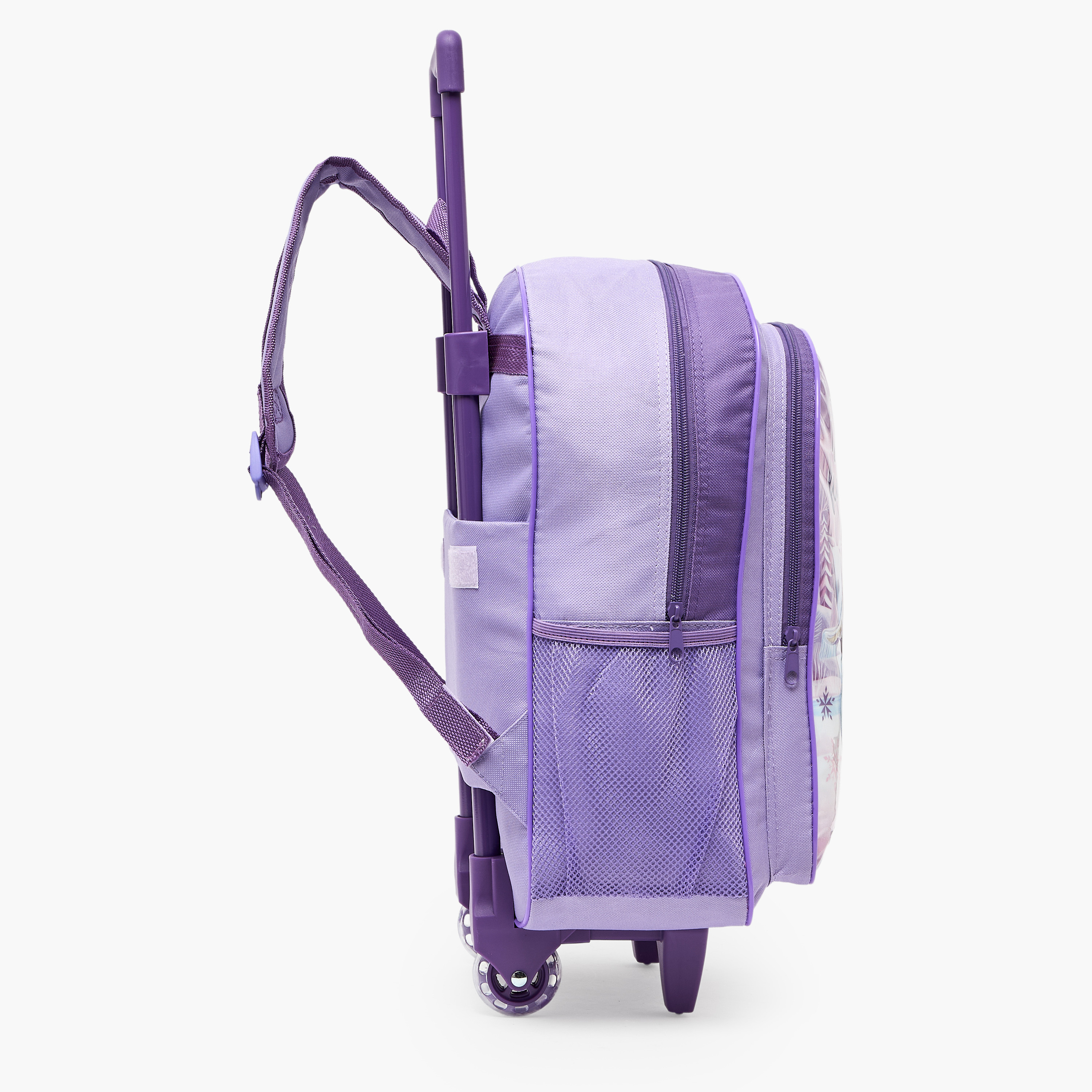 Disney Frozen Print 5-Piece School Trolley Bag Set for Girls 5-8 Years with Lunch Bag - 16 inches-school-bagsandbackpacks-trolleybags-image-9