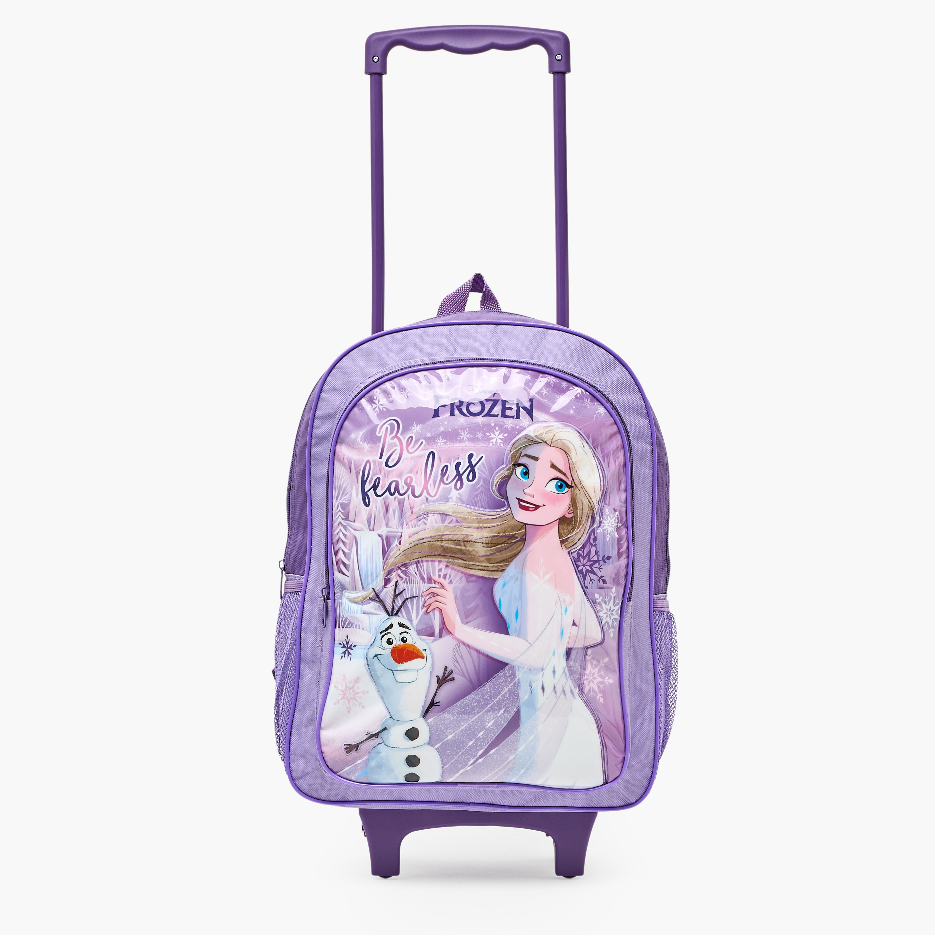 Disney Frozen Print 5-Piece School Trolley Bag Set for Girls 5-8 Years with Lunch Bag - 16 inches-school-bagsandbackpacks-trolleybags-image-4