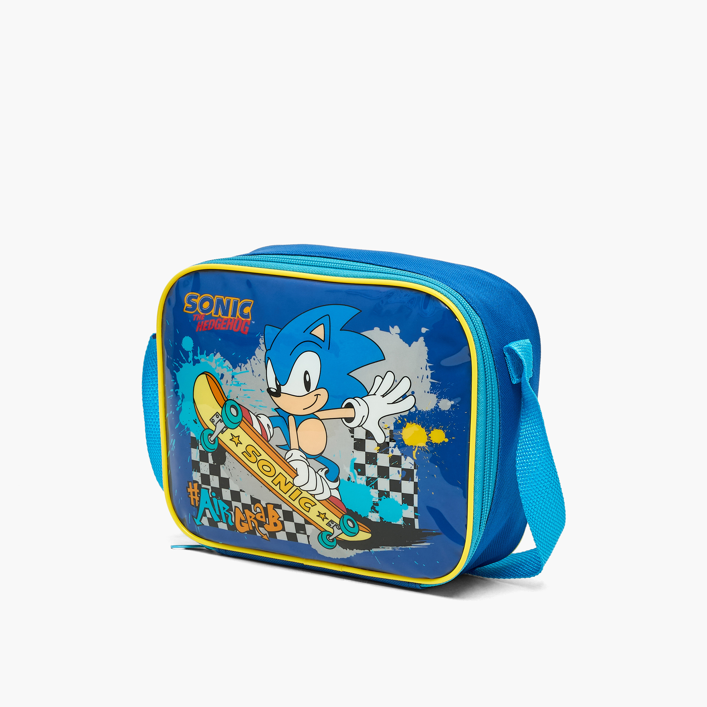 Sonic the Hedgehog Print Backpack 5-Piece School Bag Set for Boys 5-8 Years with Pencil Pouch-school-bagsandbackpacks-backpacks-image-11