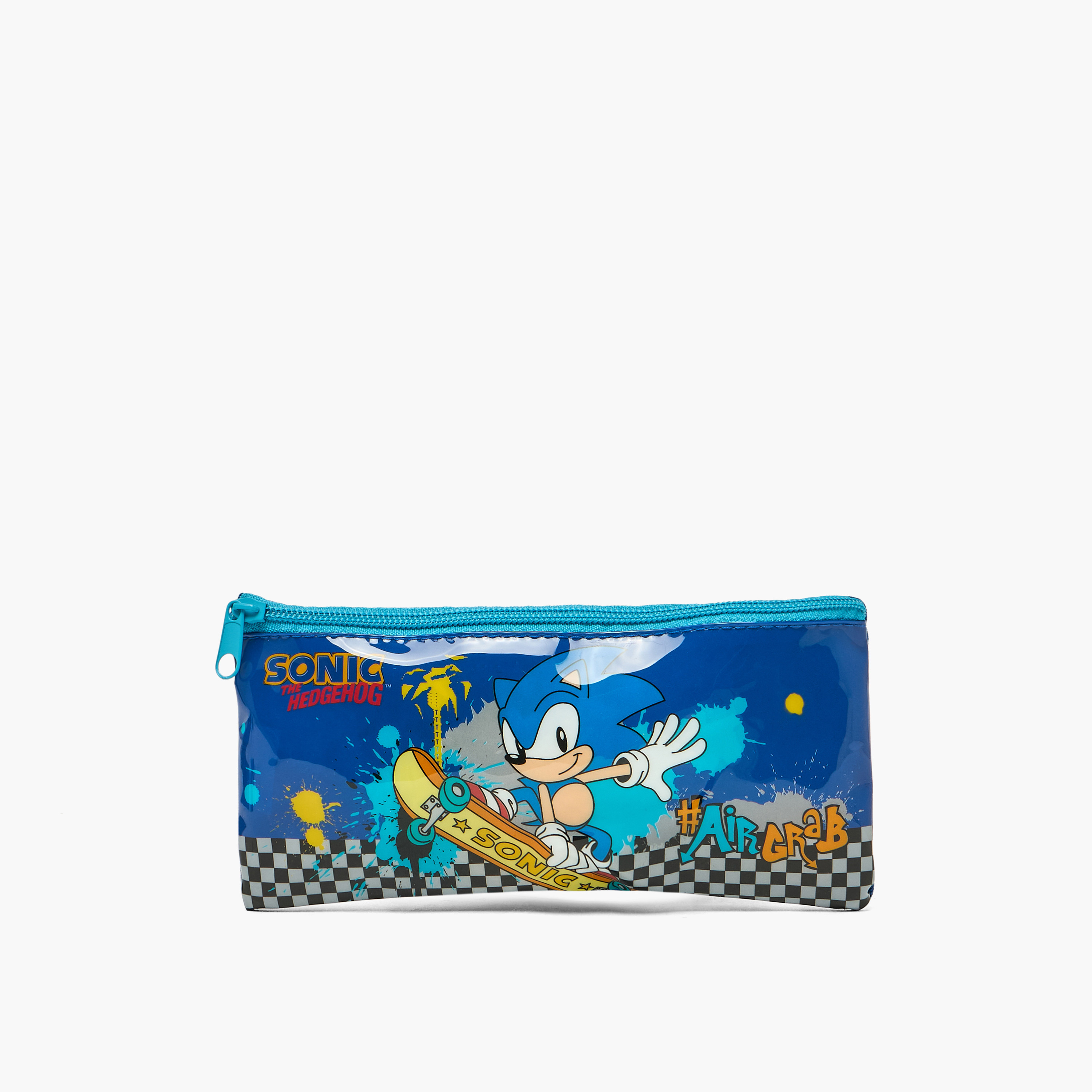 Sonic the Hedgehog Print Backpack 5-Piece School Bag Set for Boys 5-8 Years with Pencil Pouch-school-bagsandbackpacks-backpacks-image-17