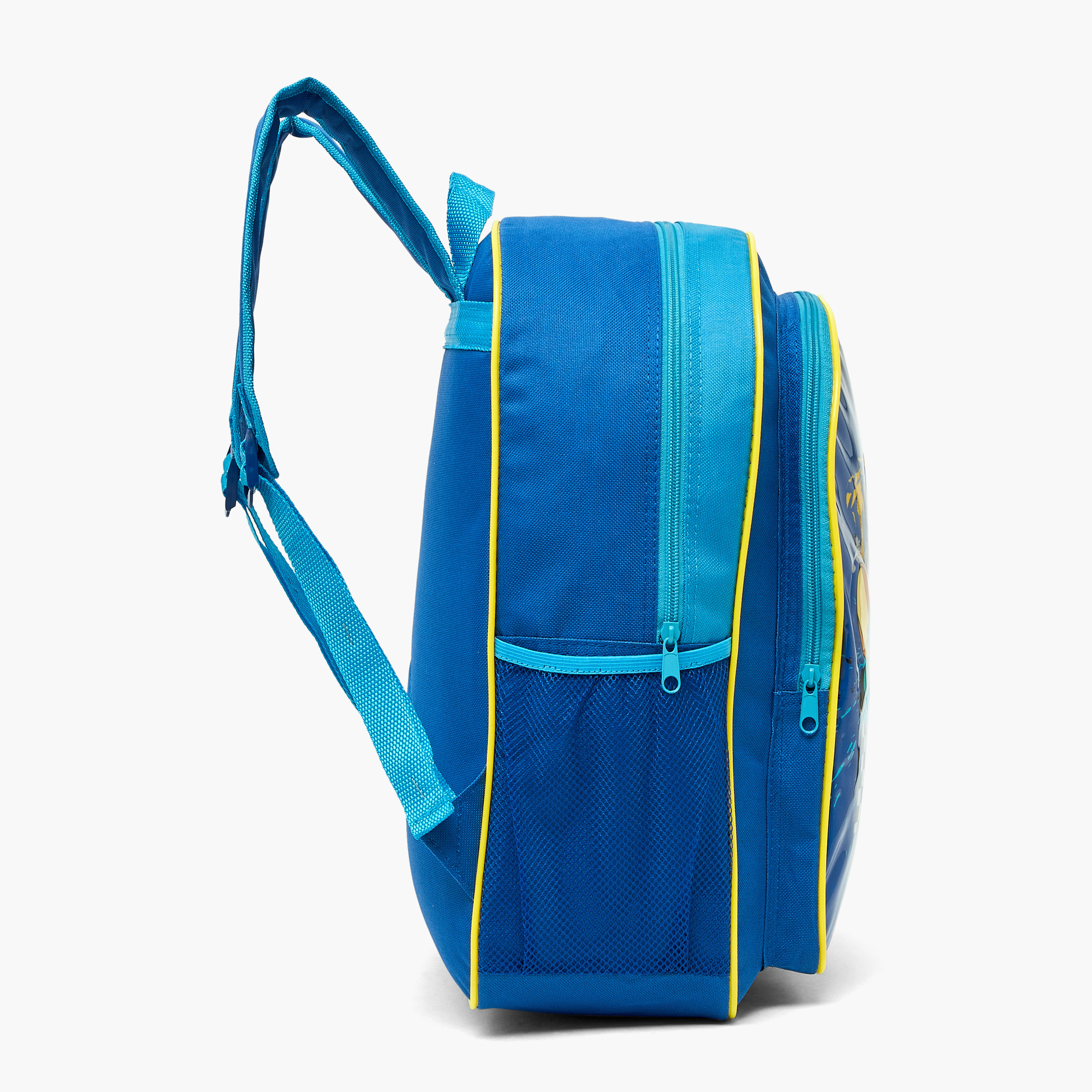 Sonic the Hedgehog Print Backpack 5-Piece School Bag Set for Boys 5-8 Years with Pencil Pouch-school-bagsandbackpacks-backpacks-image-8