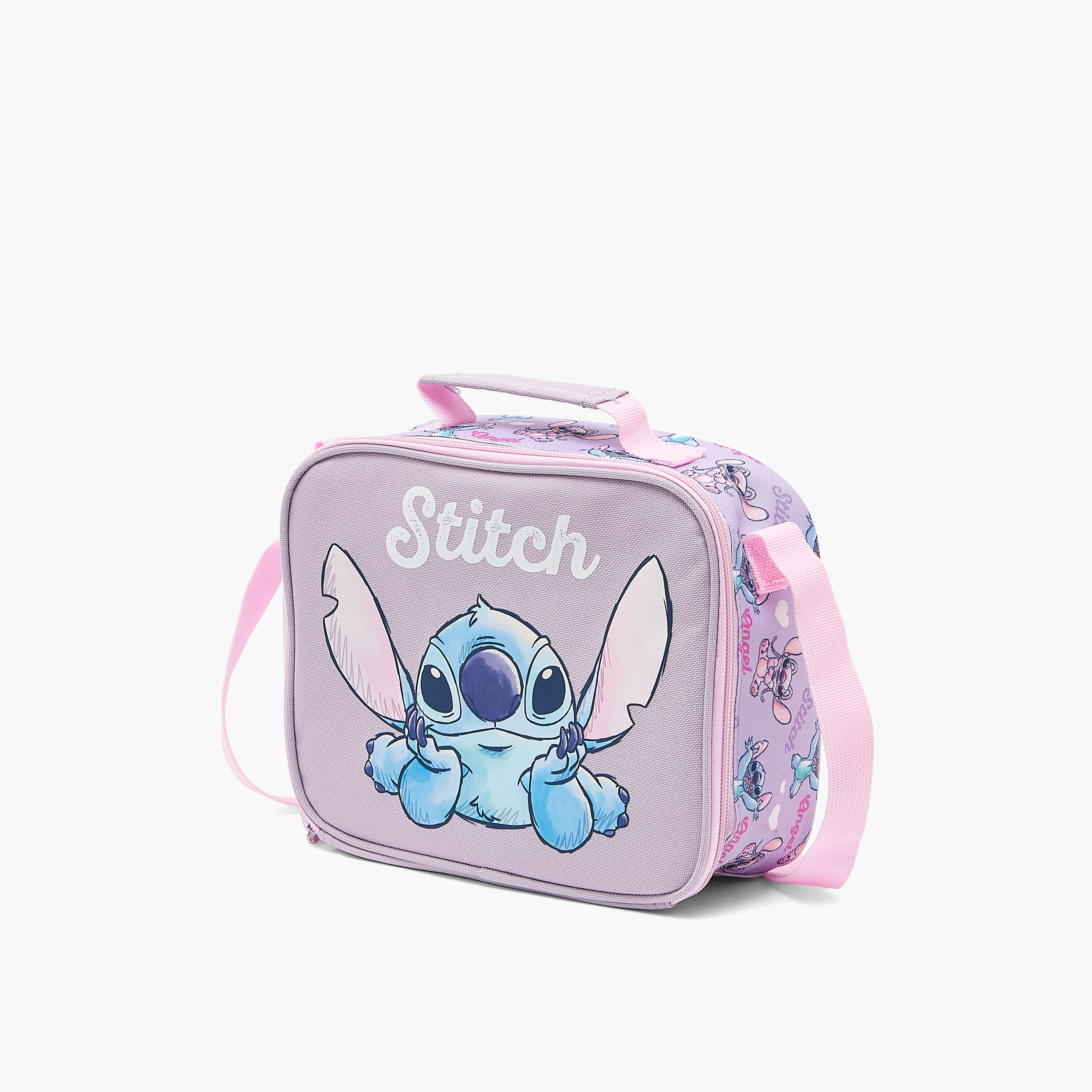 Stitch Print Backpack 4-Piece School Bag Set for Kids 5-8 Years with Pencil Pouch-school-bagsandbackpacks-backpacks-image-10
