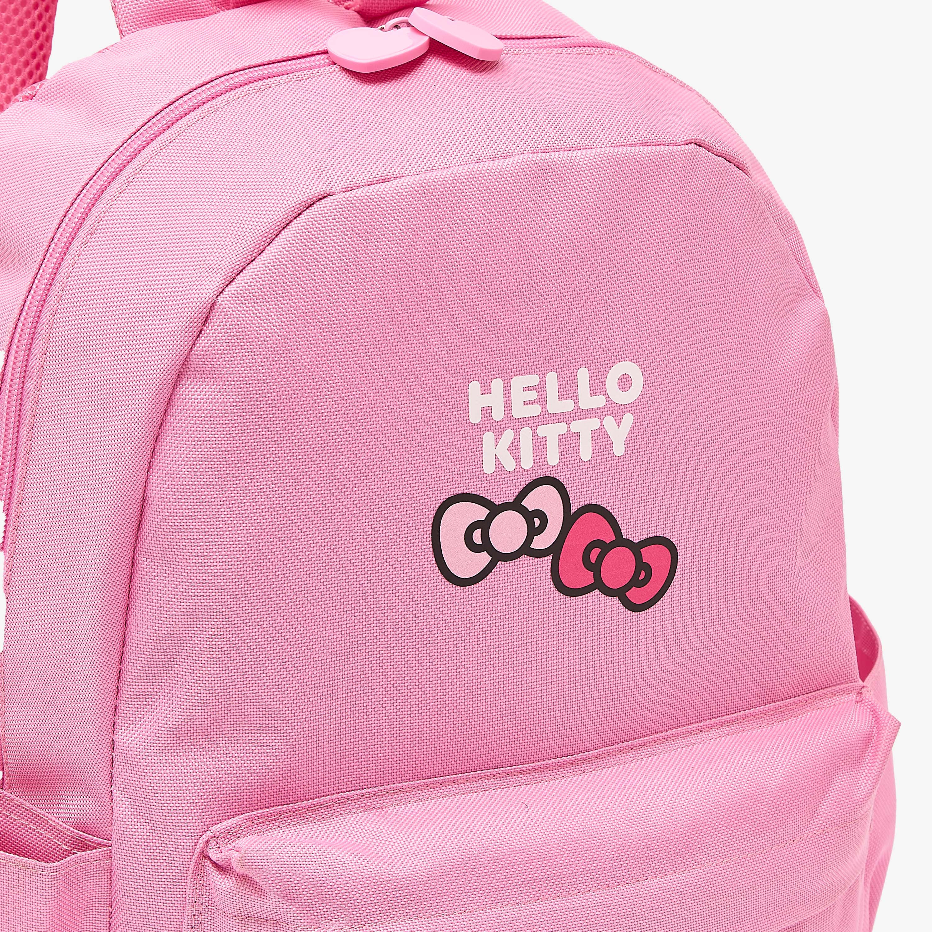 Hello Kitty Print Backpack 4-Piece School Bag Set for Girls 5-8 Years with Pencil Pouch-school-bagsandbackpacks-backpacks-image-4