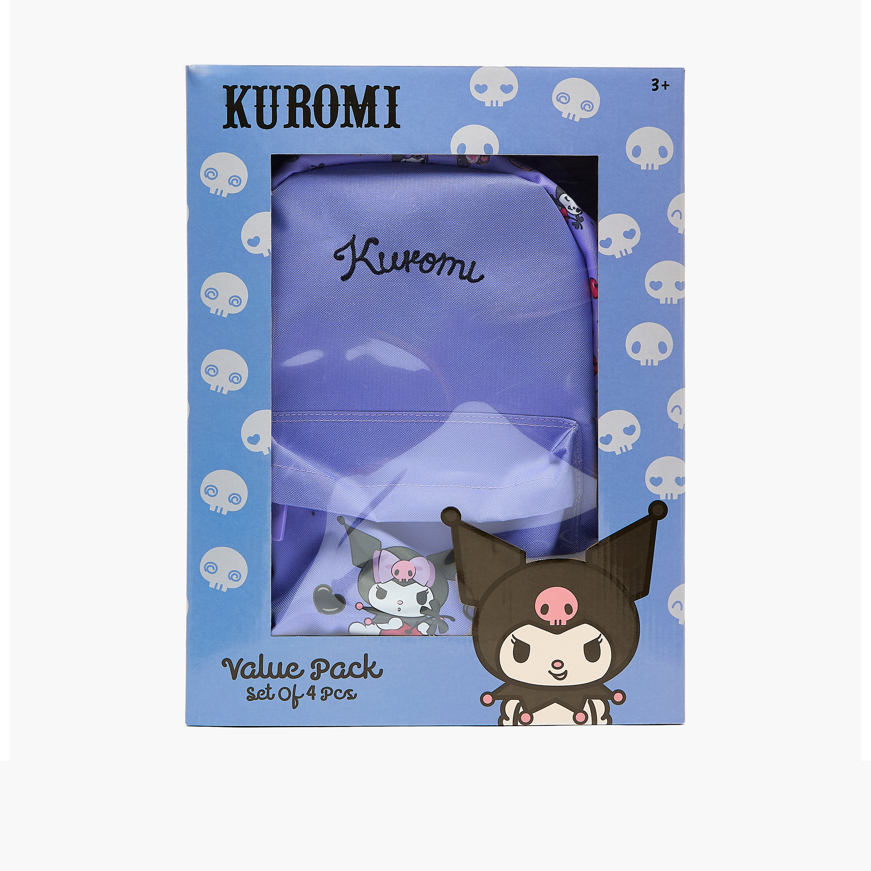 Kuromi Printed 4-Piece School Bag Set for Girls 5-8 Years with Lunch Bag and Pencil Pouch-school-bagsandbackpacks-backpacks-image-15