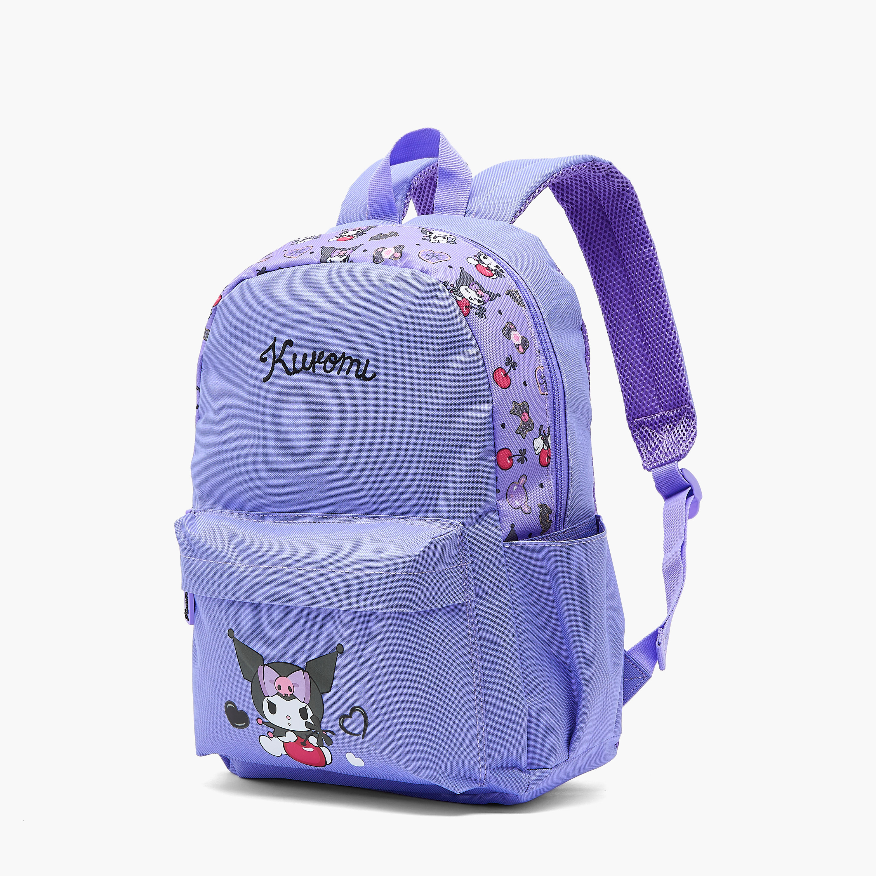 Kuromi Printed 4-Piece School Bag Set for Girls 5-8 Years with Lunch Bag and Pencil Pouch-school-bagsandbackpacks-backpacks-image-7