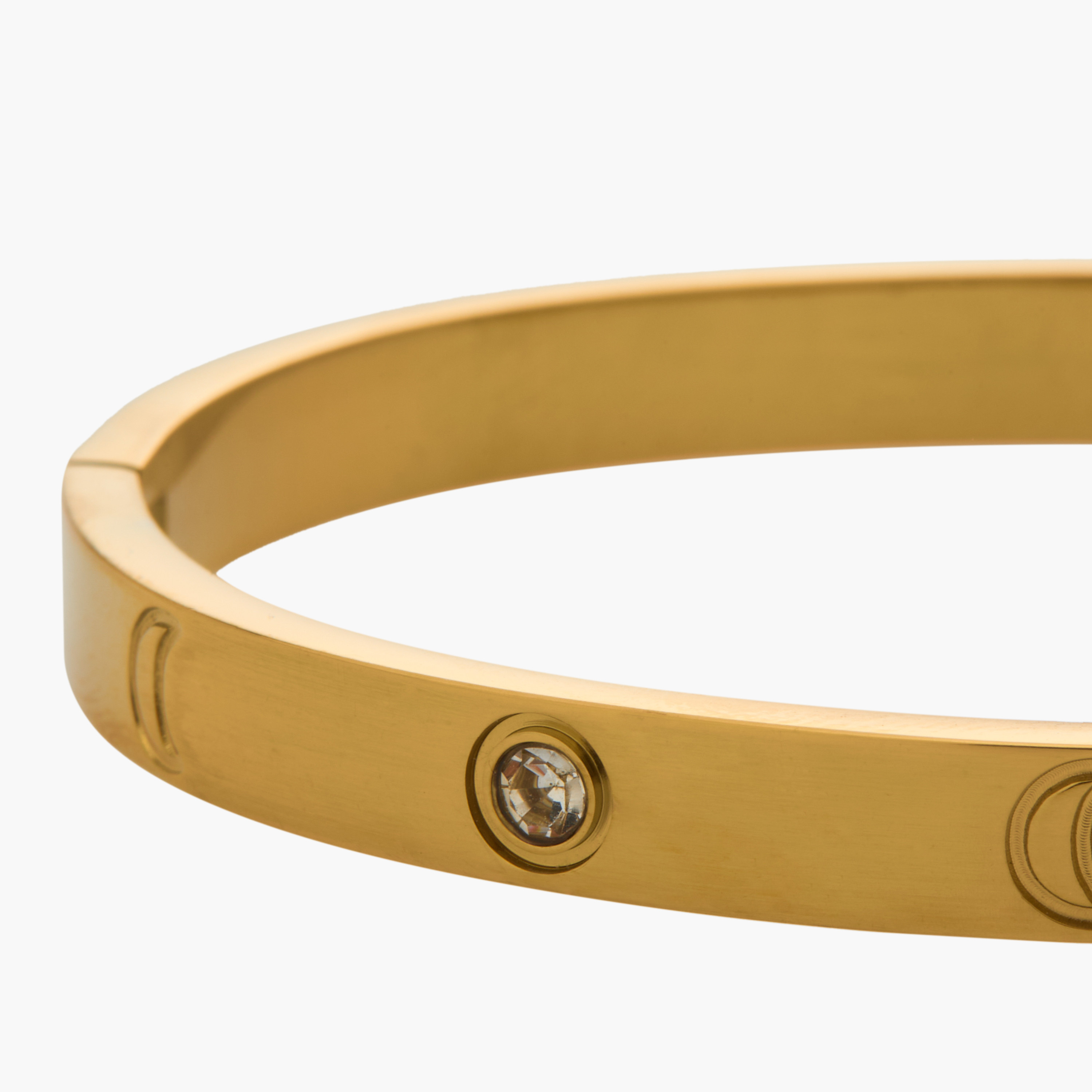 سوار بلون ذهبي مزين-women-watchesandjewellery-jewellery-banglesandbracelets-image-3