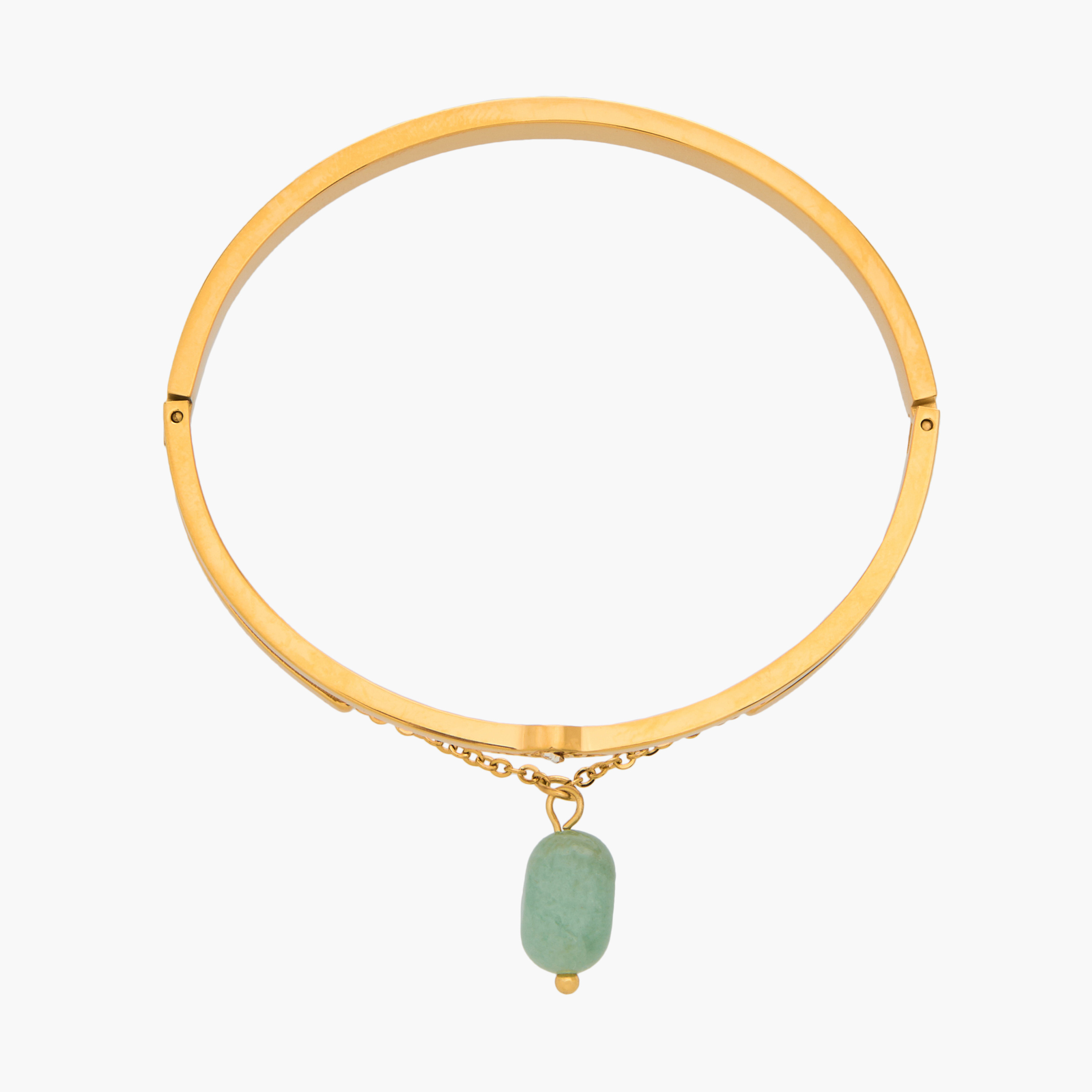 Gold Tone Stone Charm Bracelet-women-watchesandjewellery-jewellery-banglesandbracelets-image-2