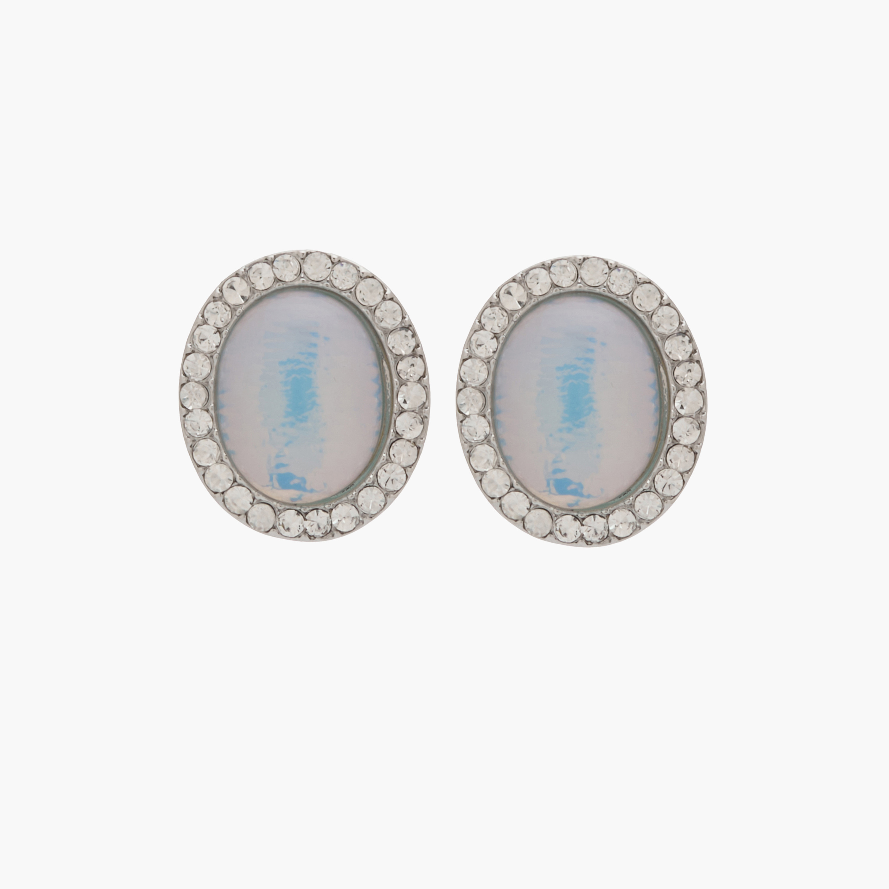 حلقان مزينة ومكبس إغلاق خلفي-women-watchesandjewellery-jewellery-earrings-image-1
