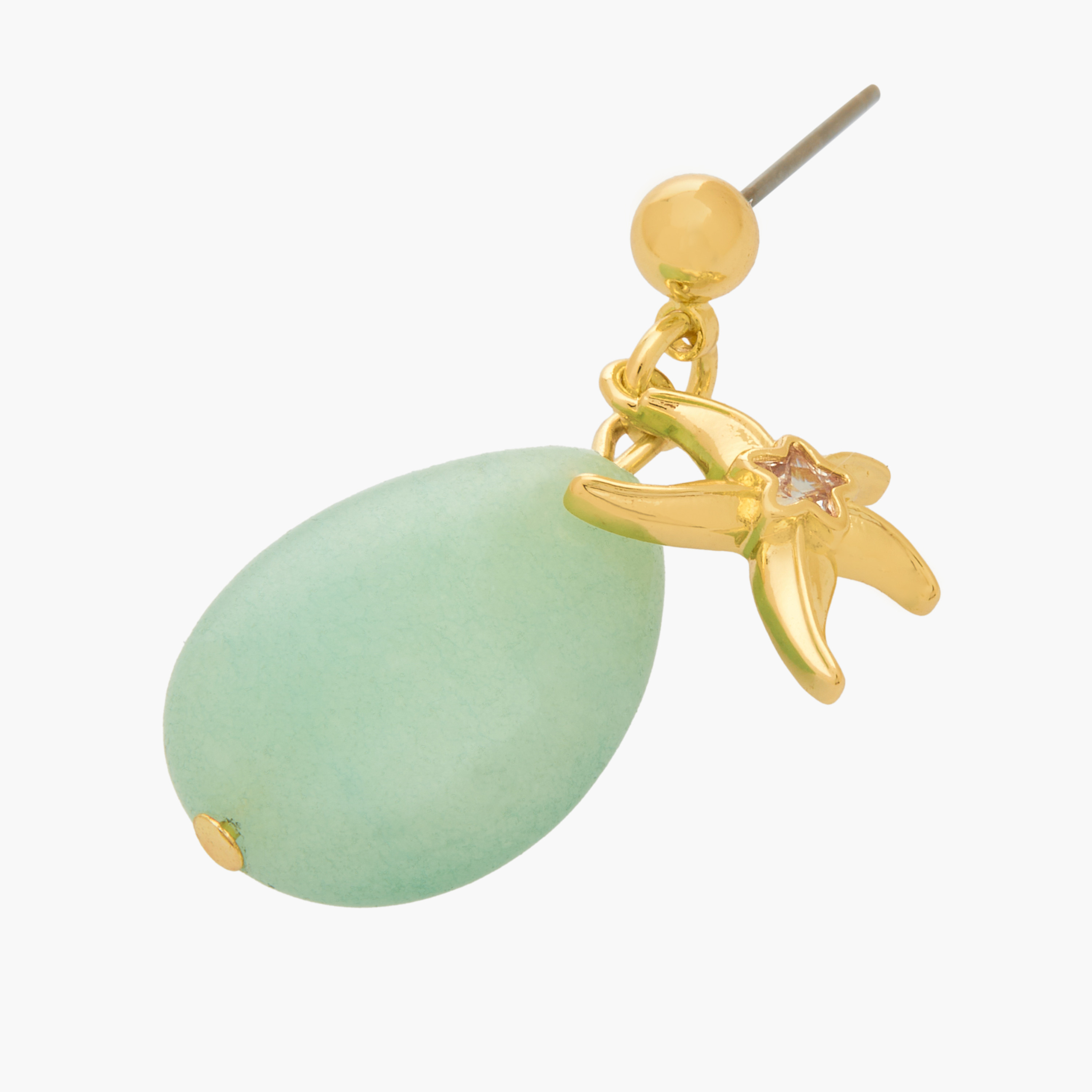 Starfish Accent Drop Earrings with Pushback Closure-women-watchesandjewellery-jewellery-earrings-image-3