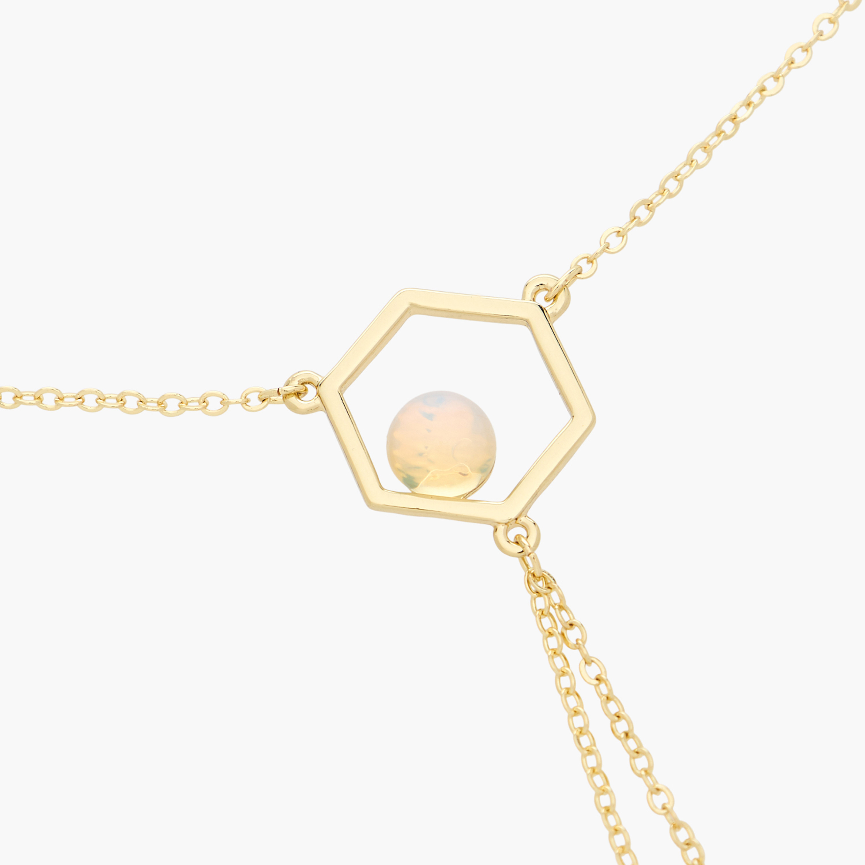 Gold Tone Drop Necklace with Moonstone Pendant-women-watchesandjewellery-jewellery-necklacesandpendants-image-3