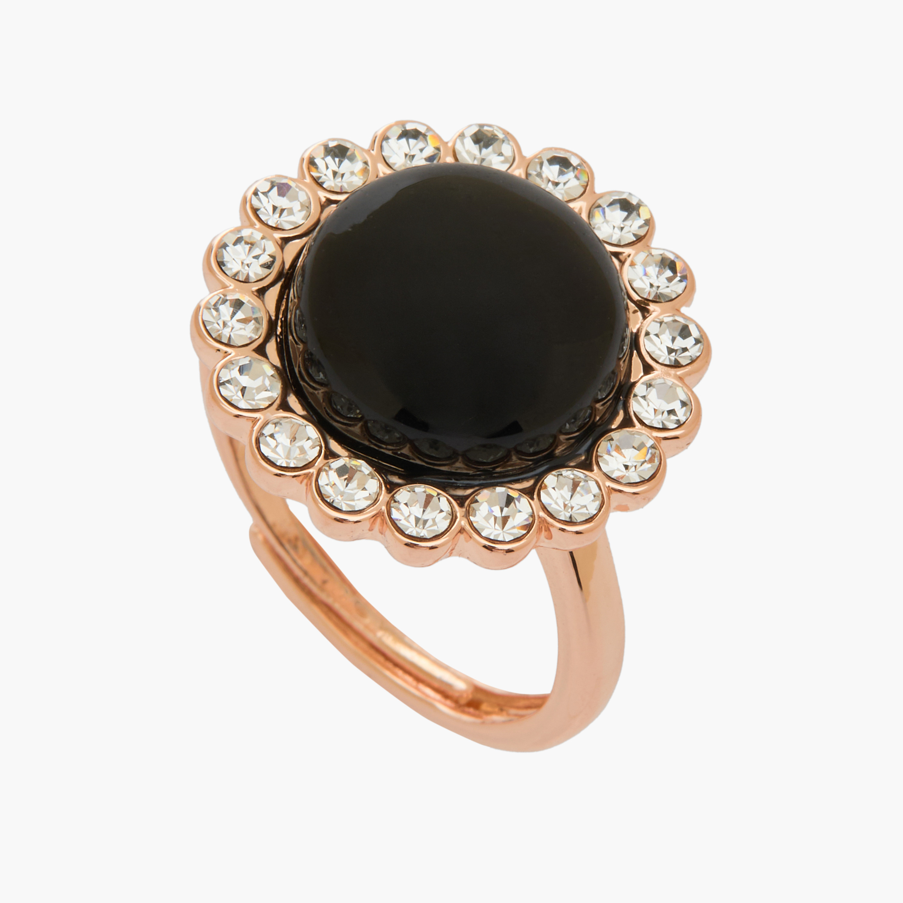 خاتم بلون ذهبي مزين-women-watchesandjewellery-jewellery-rings-image-1