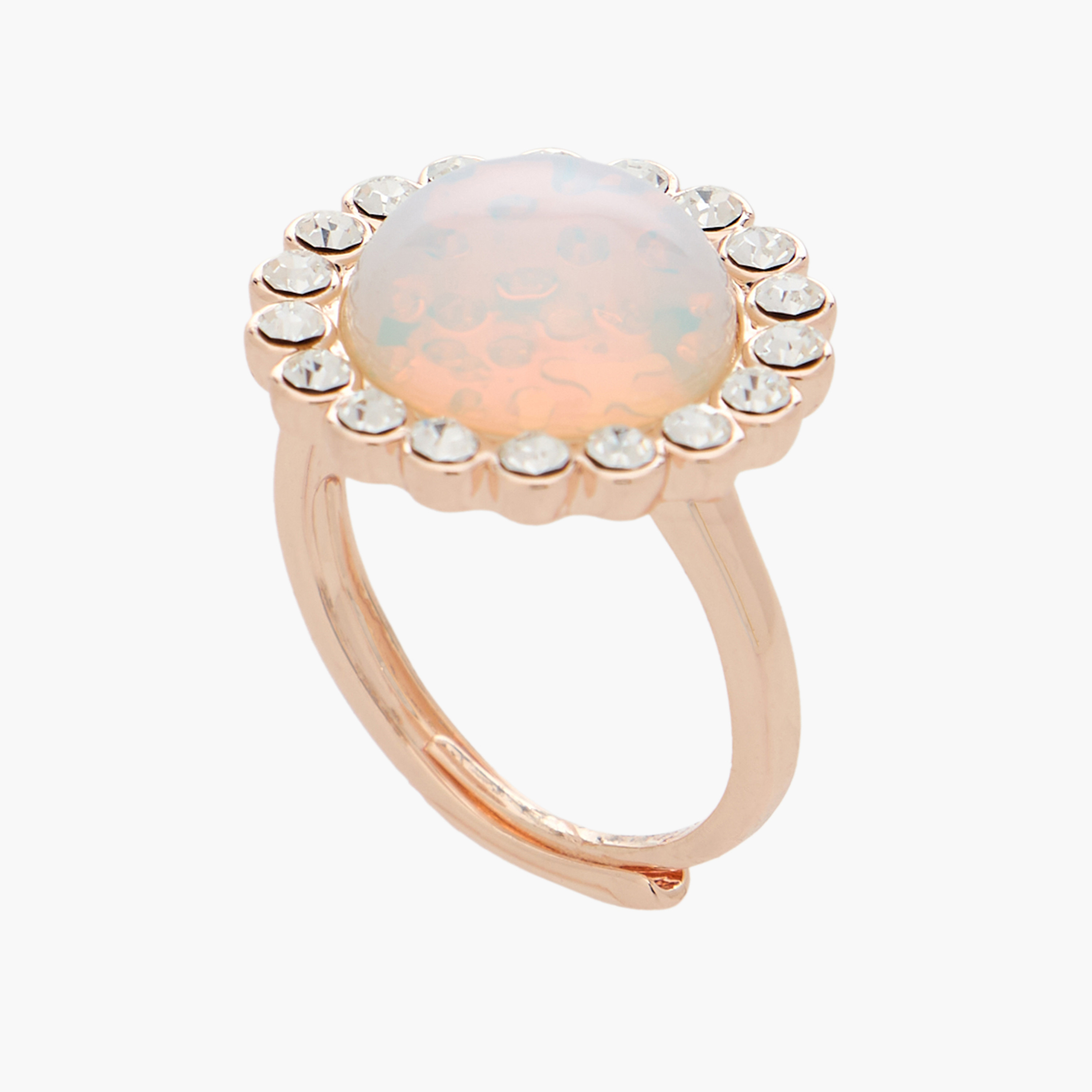 خاتم ميتاليك مزين بحجر القمر-women-watchesandjewellery-jewellery-rings-image-1