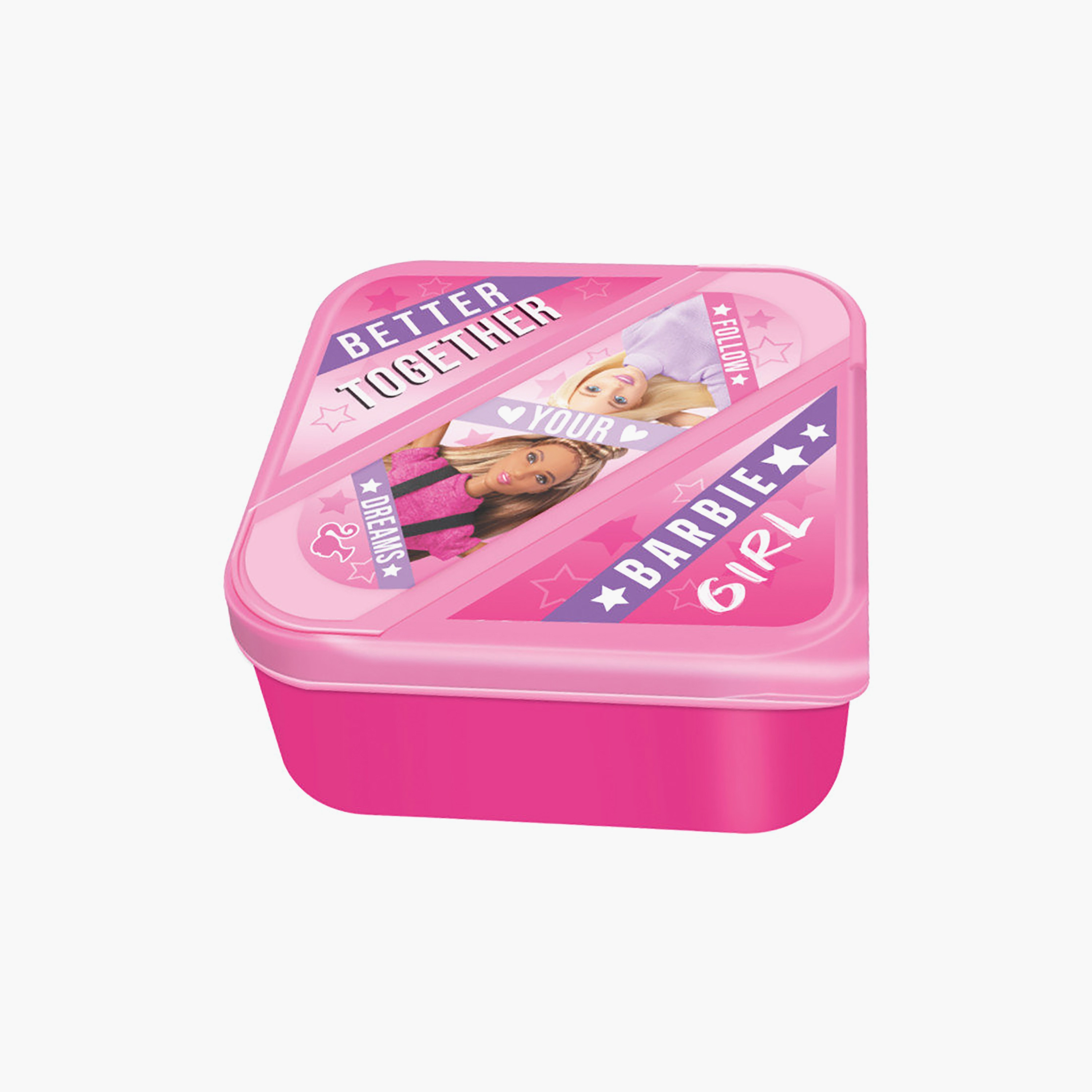 لانش بوكس للبنات ماتيل باربي مع ملعقة وشوكة-school-lunchessentials-lunchboxes-image-2