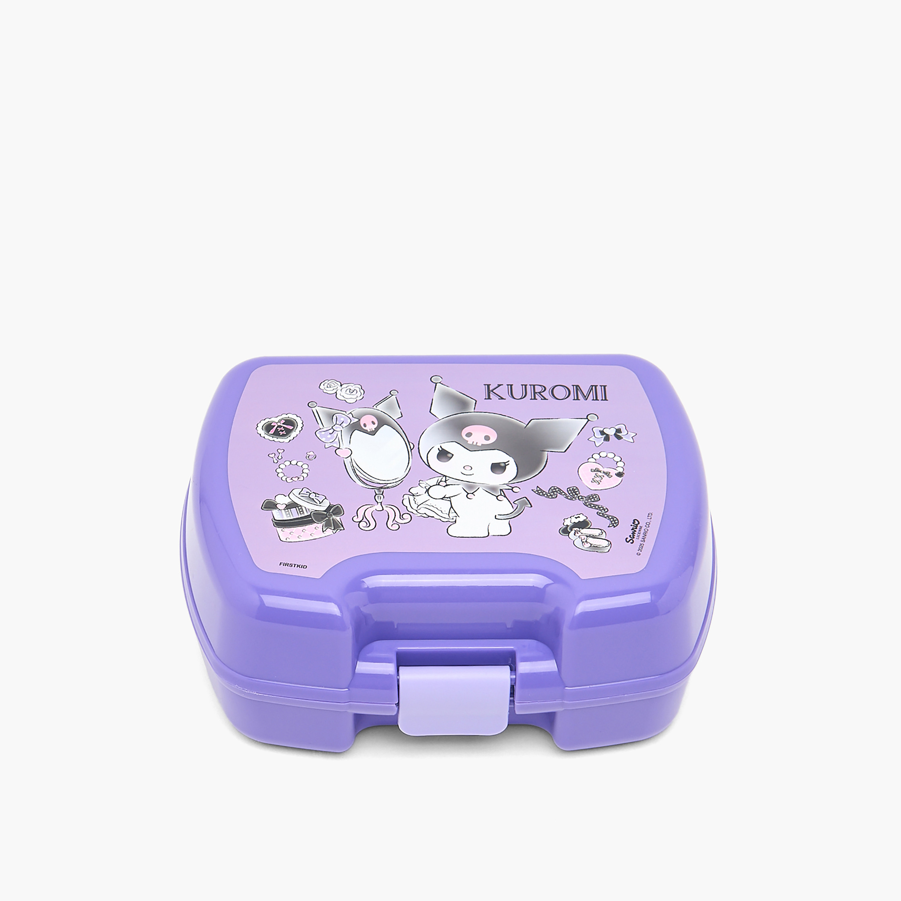 Kuromi Printed Lunch Box for Girls with Clip Lock Lid-school-lunchessentials-lunchboxes-image-2