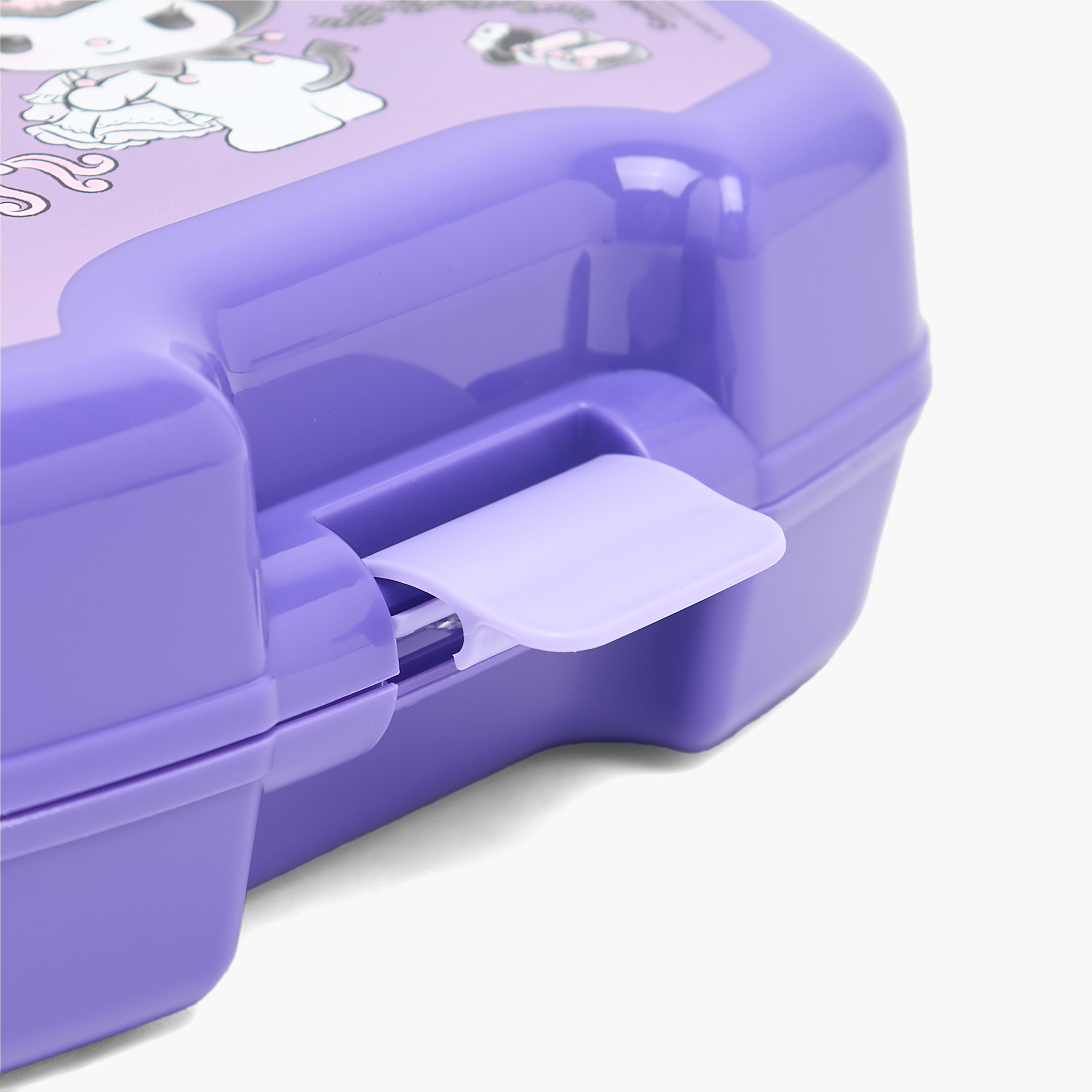 Kuromi Printed Lunch Box for Girls with Clip Lock Lid-school-lunchessentials-lunchboxes-image-5
