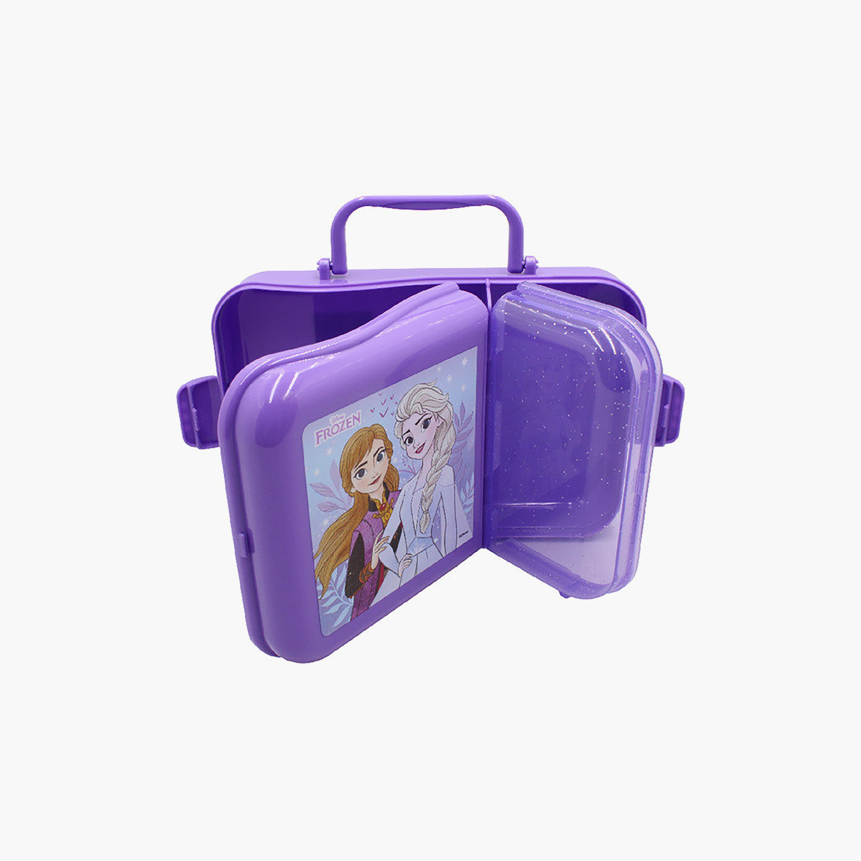 Frozen Elsa and Anna Lunch Box for Girls with 2 Compartments-school-lunchessentials-lunchboxes-image-4