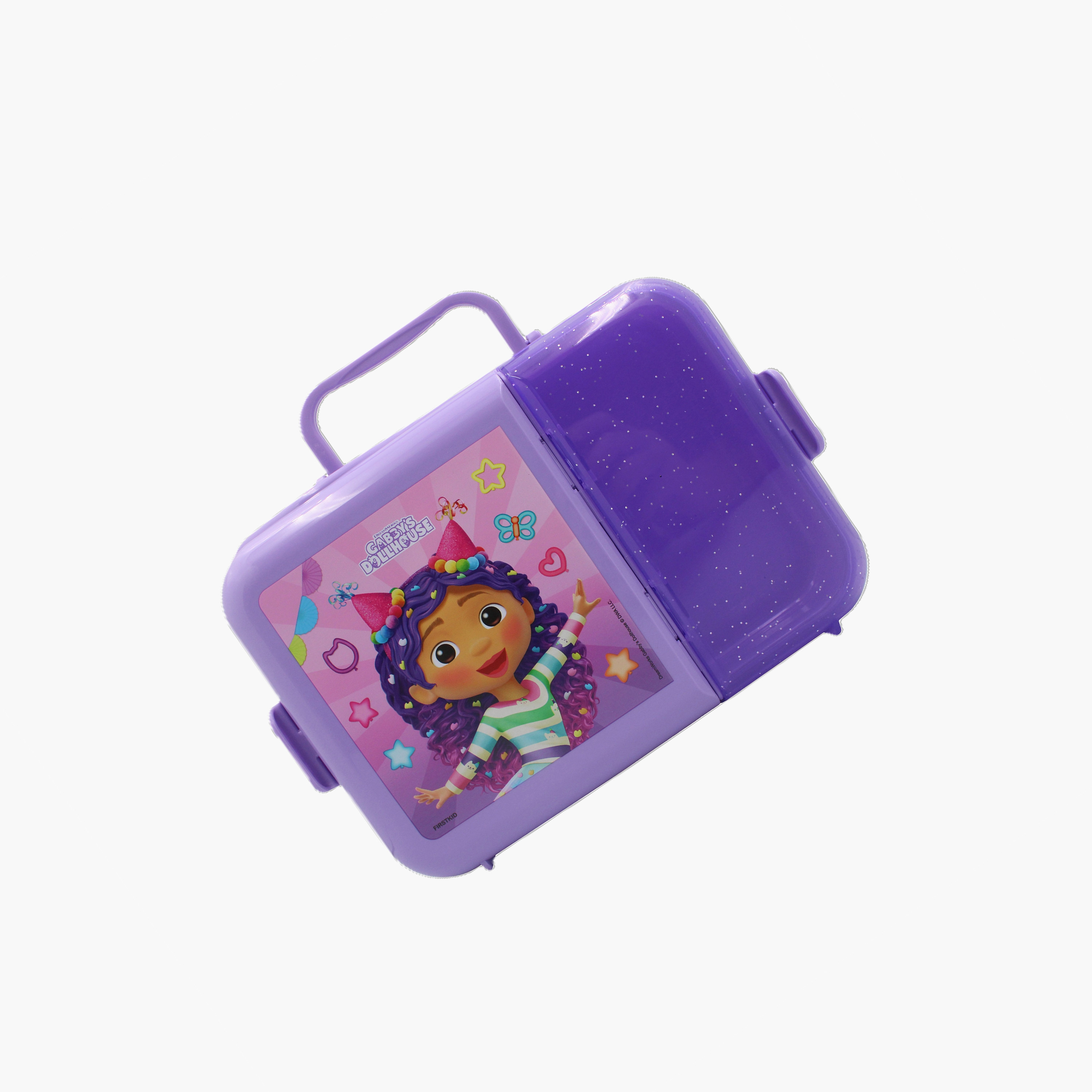 لانش بوكس بريميوم للبنات غابيز دول هاوس يونيفرسال مع قسمين-school-lunchessentials-lunchboxes-image-1