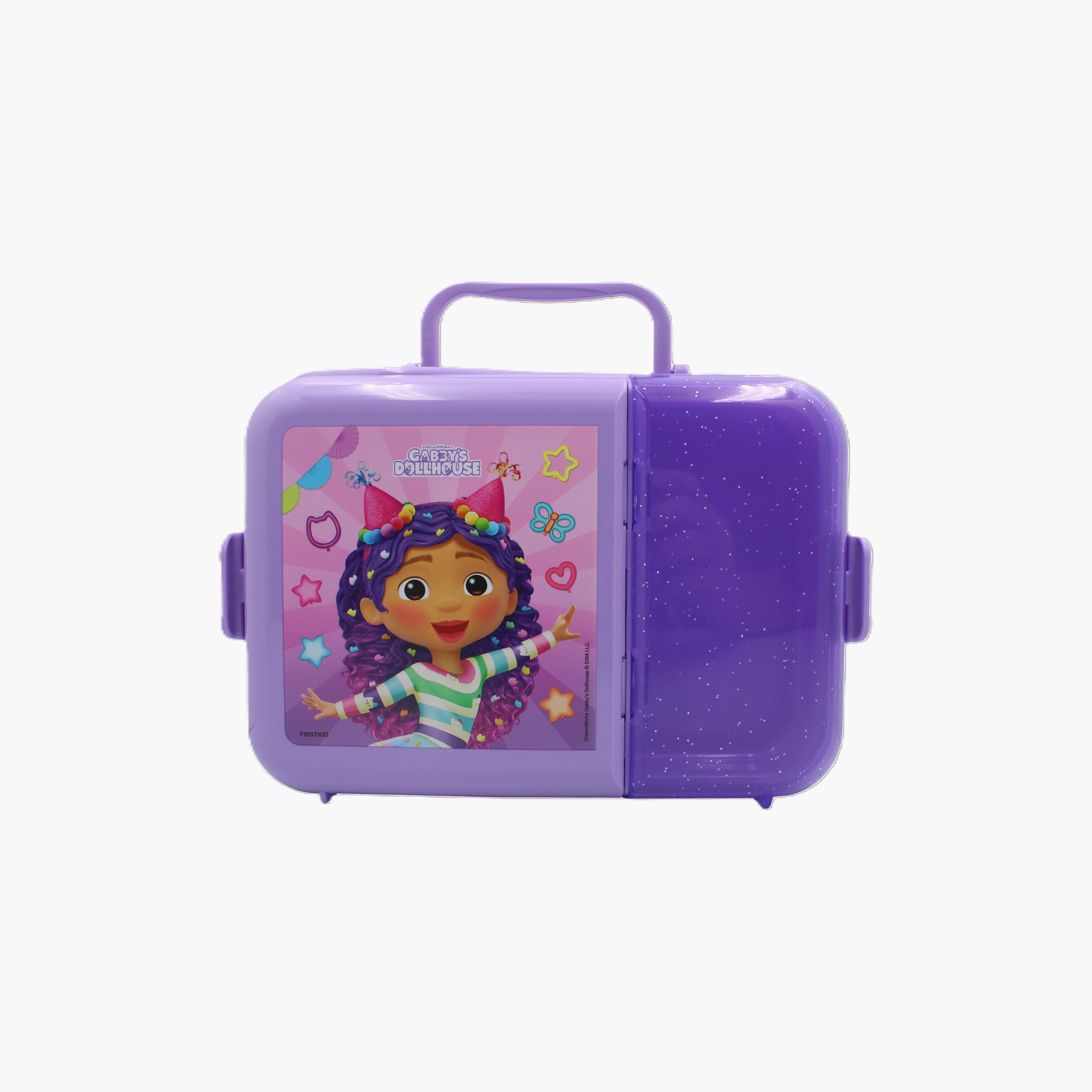 لانش بوكس بريميوم للبنات غابيز دول هاوس يونيفرسال مع قسمين-school-lunchessentials-lunchboxes-image-2