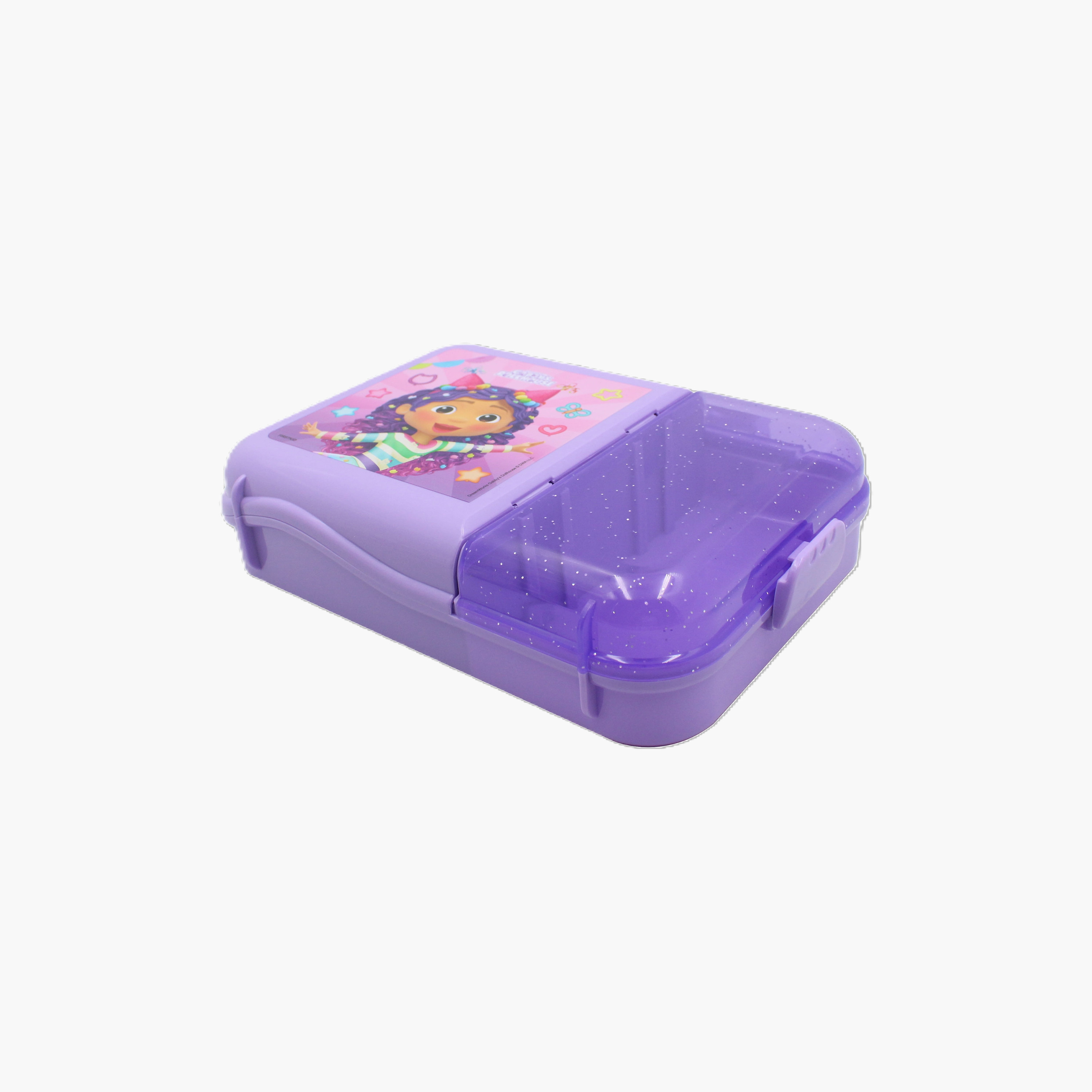 لانش بوكس بريميوم للبنات غابيز دول هاوس يونيفرسال مع قسمين-school-lunchessentials-lunchboxes-image-3