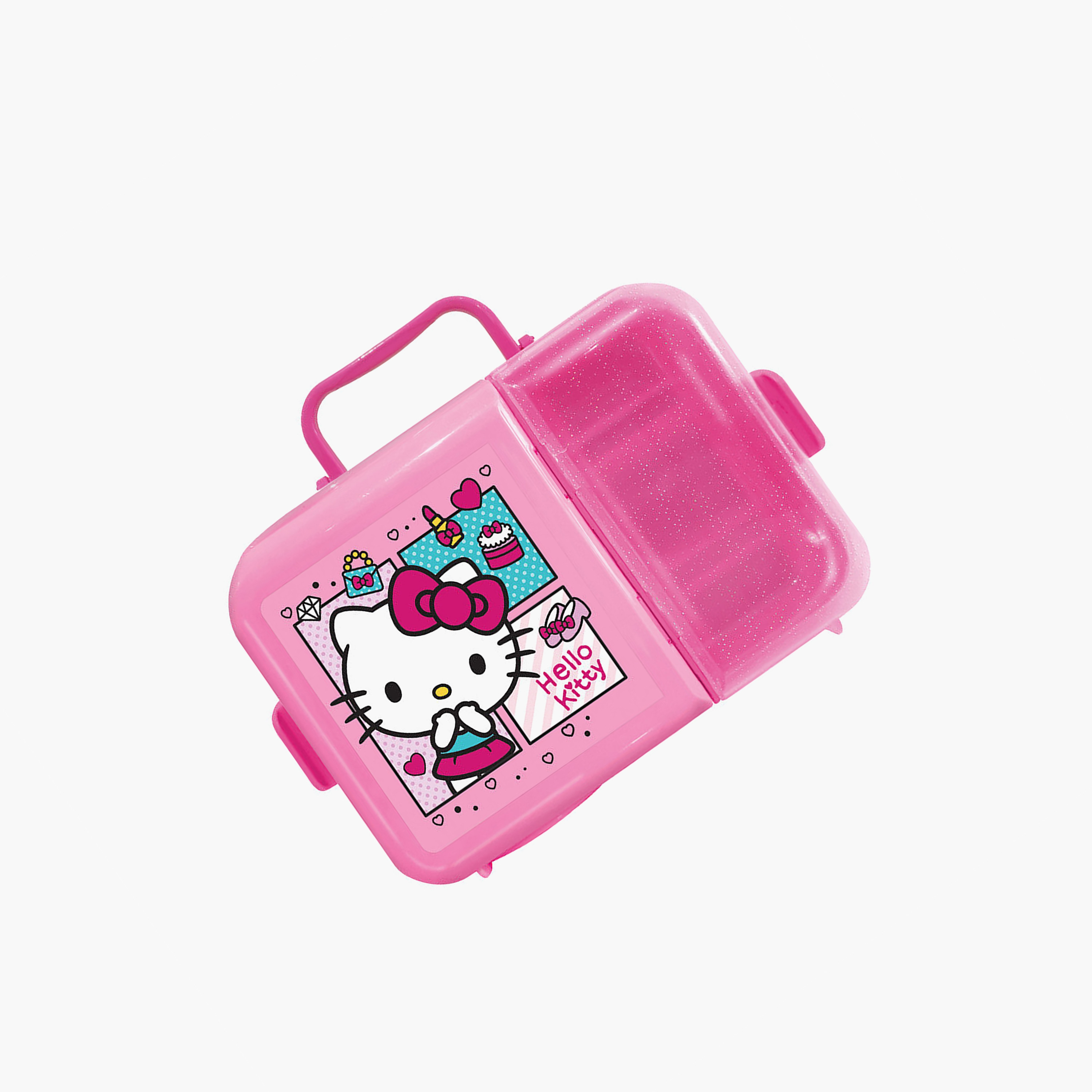 Hello Kitty Lunch Box for Girls with 2 Compartments-school-lunchessentials-lunchboxes-image-1