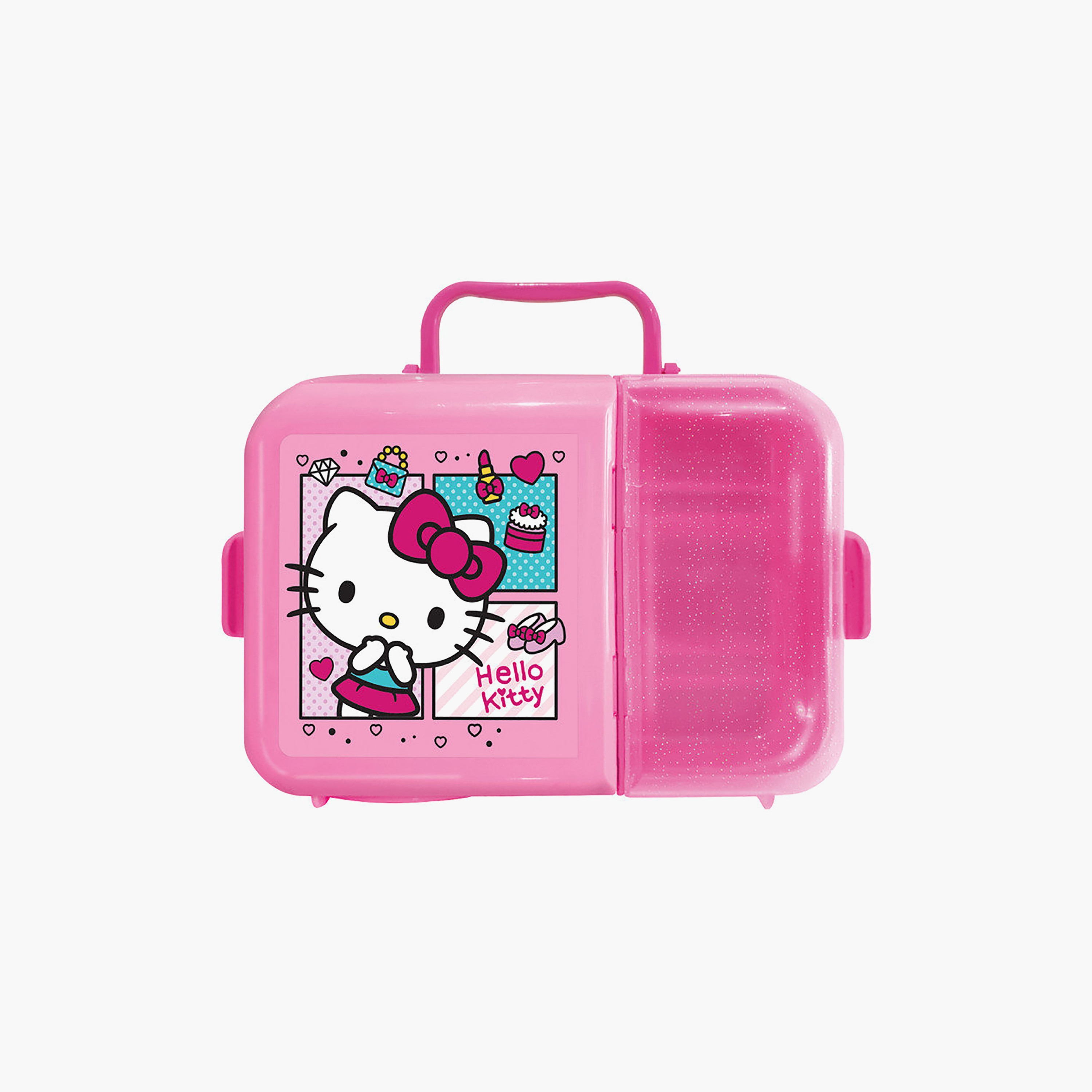 Hello Kitty Lunch Box for Girls with 2 Compartments-school-lunchessentials-lunchboxes-image-2