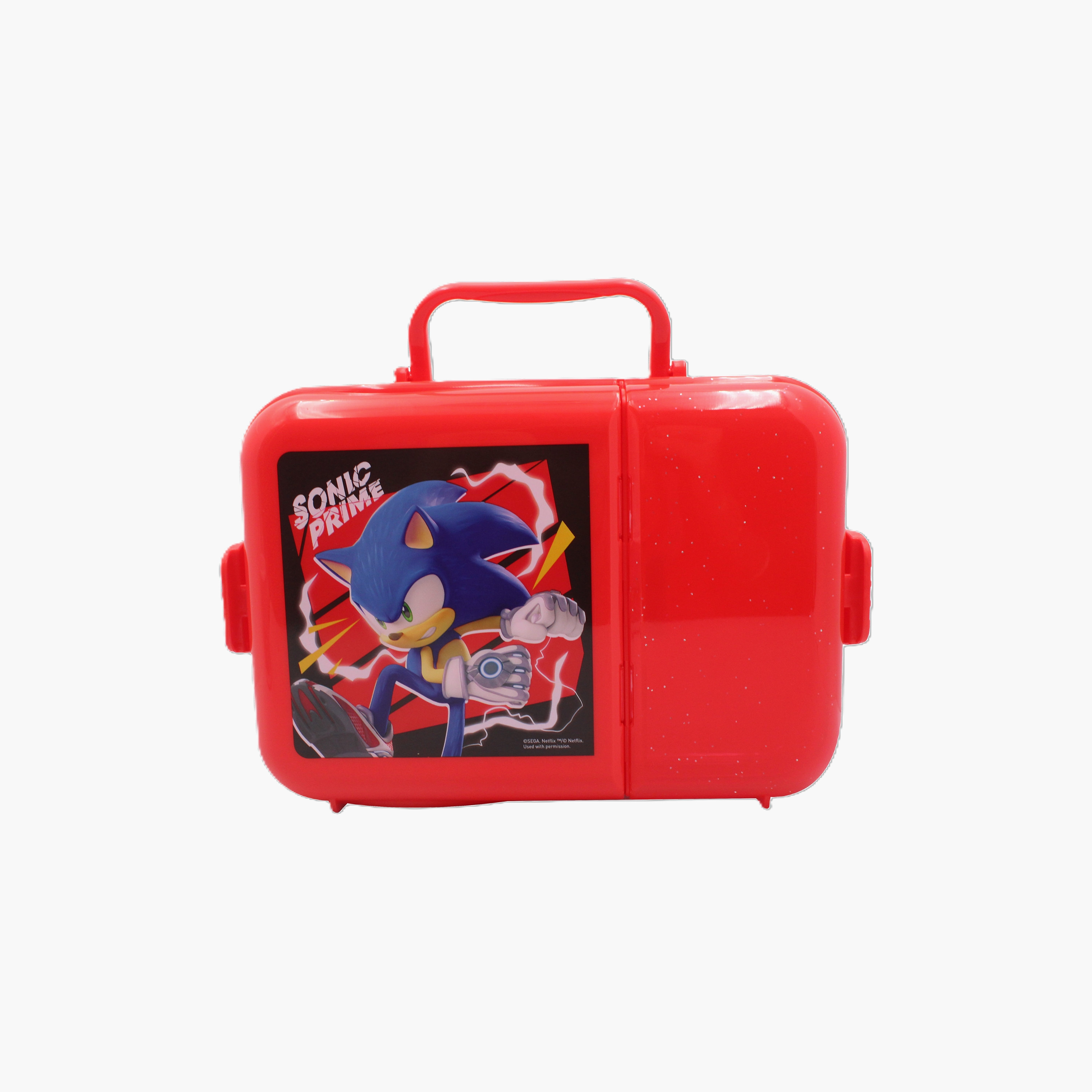 Sonic the Hedgehog Premium Handle Lunch Box for Boys with 2 Compartments-school-lunchessentials-lunchboxes-image-2