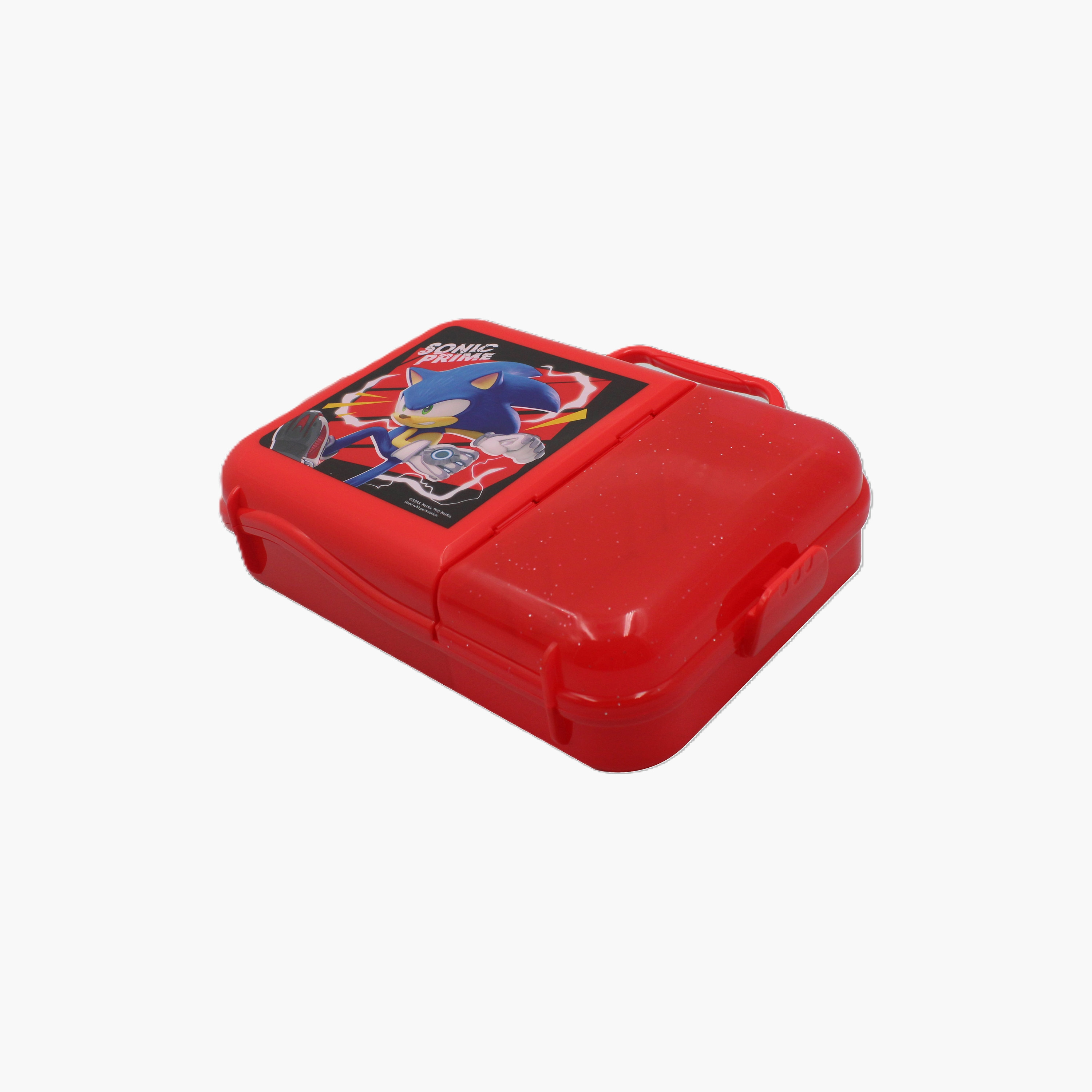 Sonic the Hedgehog Premium Handle Lunch Box for Boys with 2 Compartments-school-lunchessentials-lunchboxes-image-3