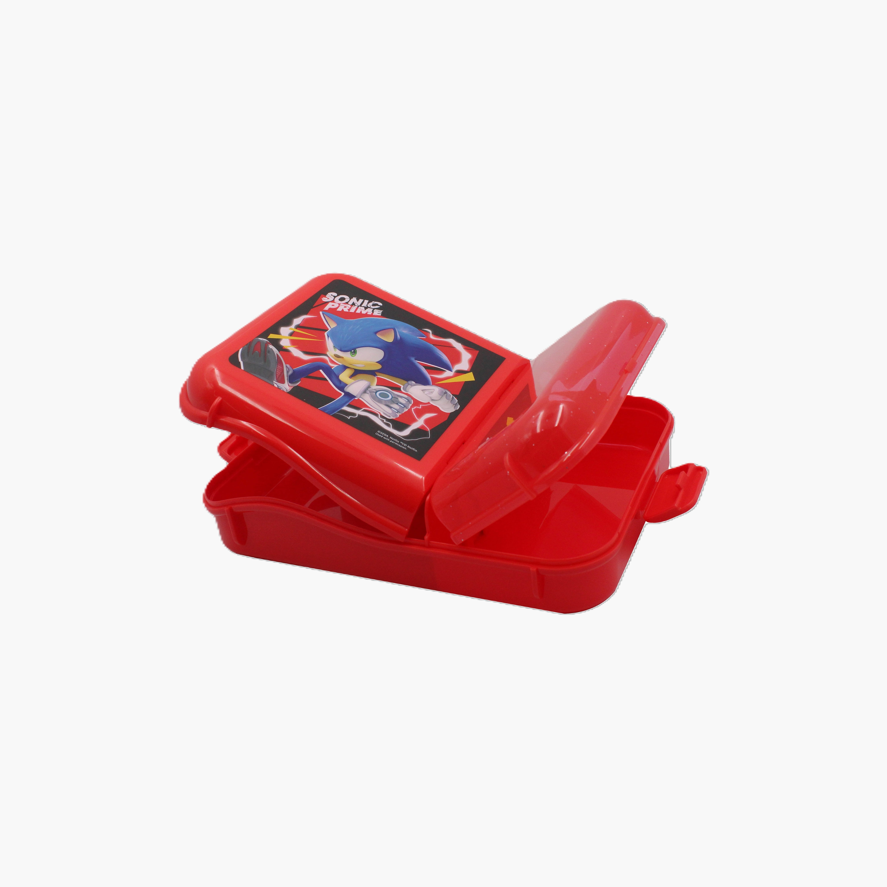 Sonic the Hedgehog Premium Handle Lunch Box for Boys with 2 Compartments-school-lunchessentials-lunchboxes-image-4