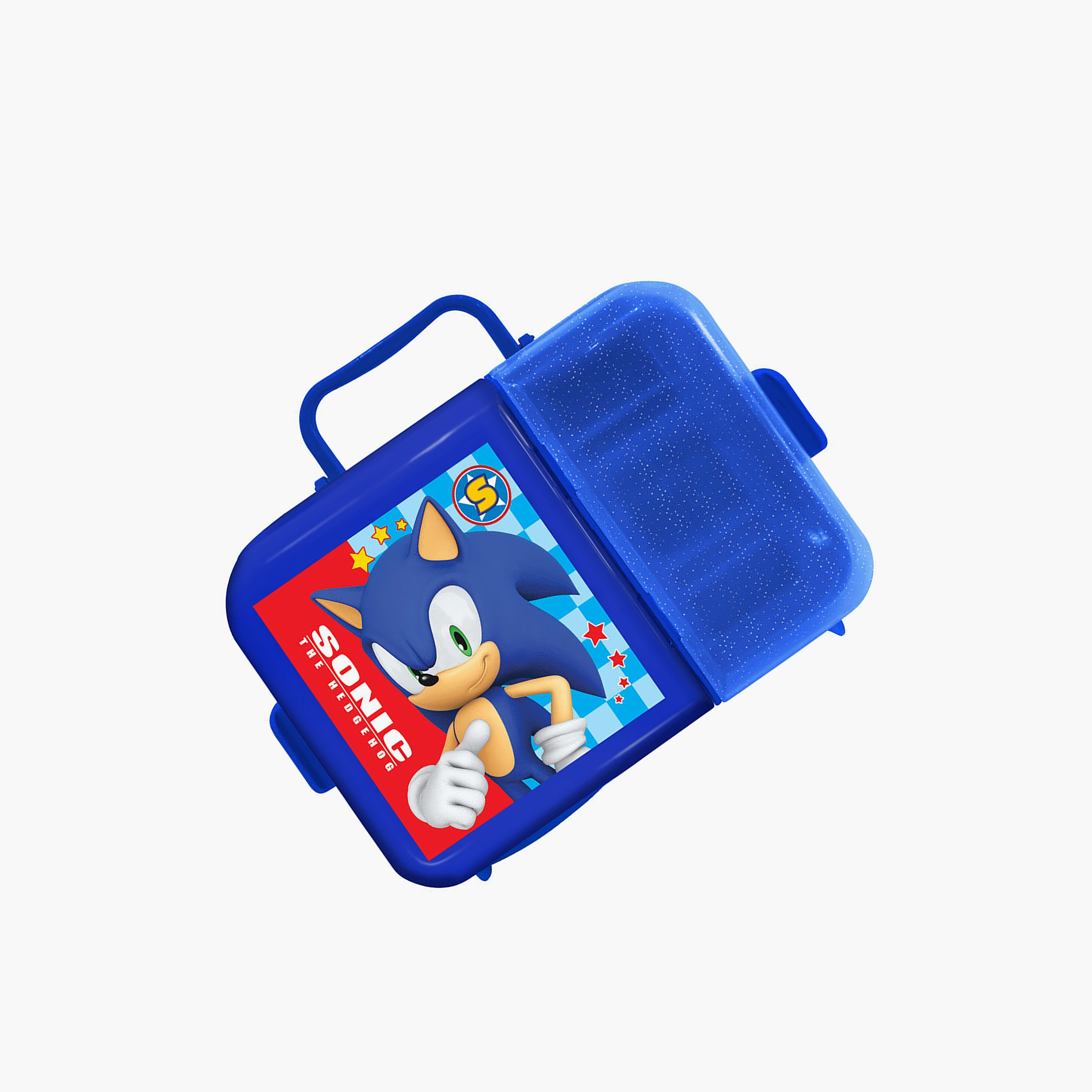 لانش بوكس بريميوم مع مقبض للأولاد سونيك ذا هيدجهوج مع قسمين-school-lunchessentials-lunchboxes-image-1