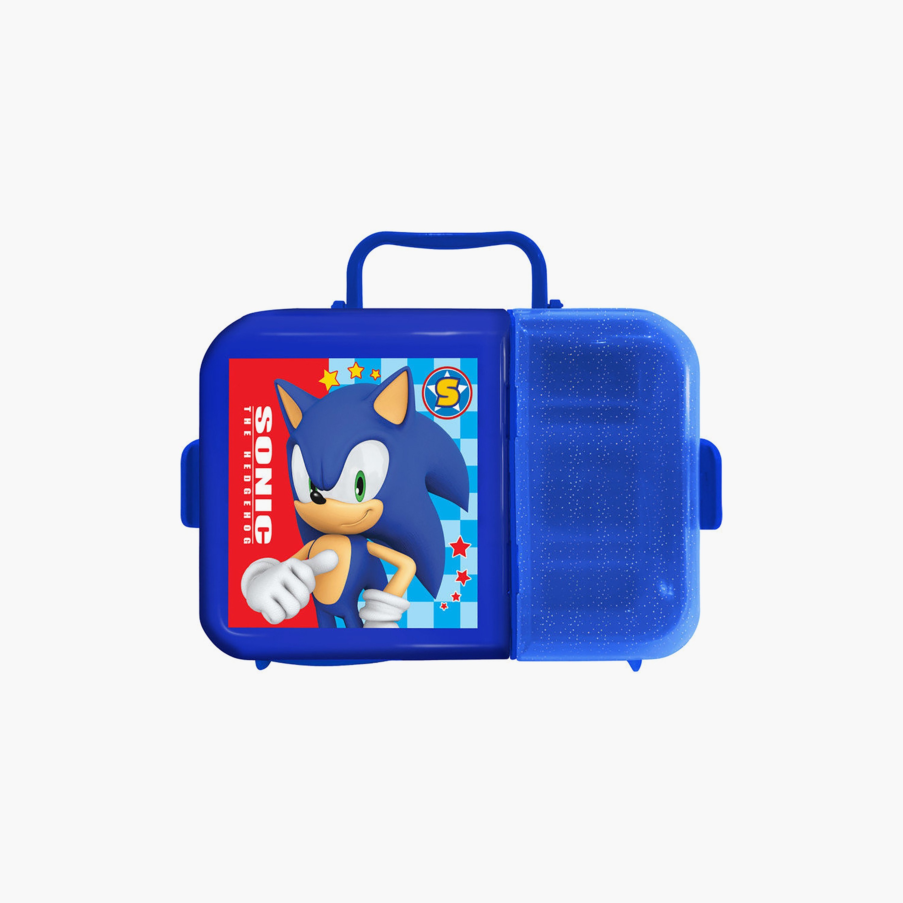 لانش بوكس بريميوم مع مقبض للأولاد سونيك ذا هيدجهوج مع قسمين-school-lunchessentials-lunchboxes-image-2