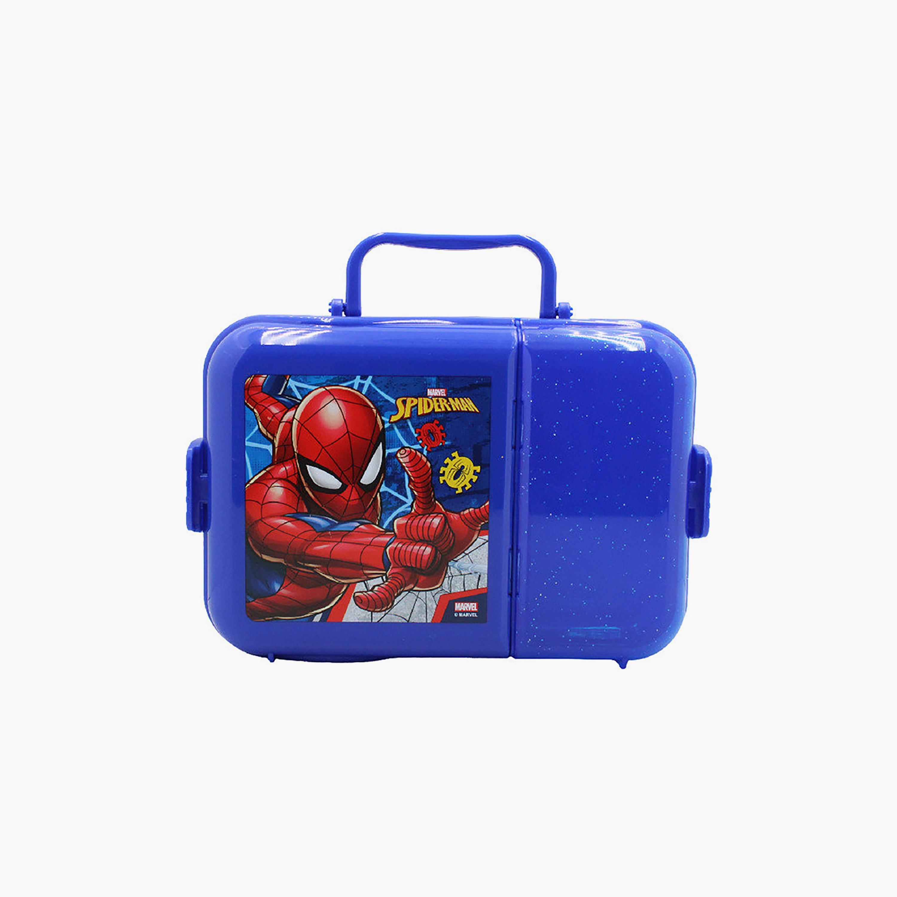 Spiderman Handle Lunch Box for Boys with 2 Compartments-school-lunchessentials-lunchboxes-image-2