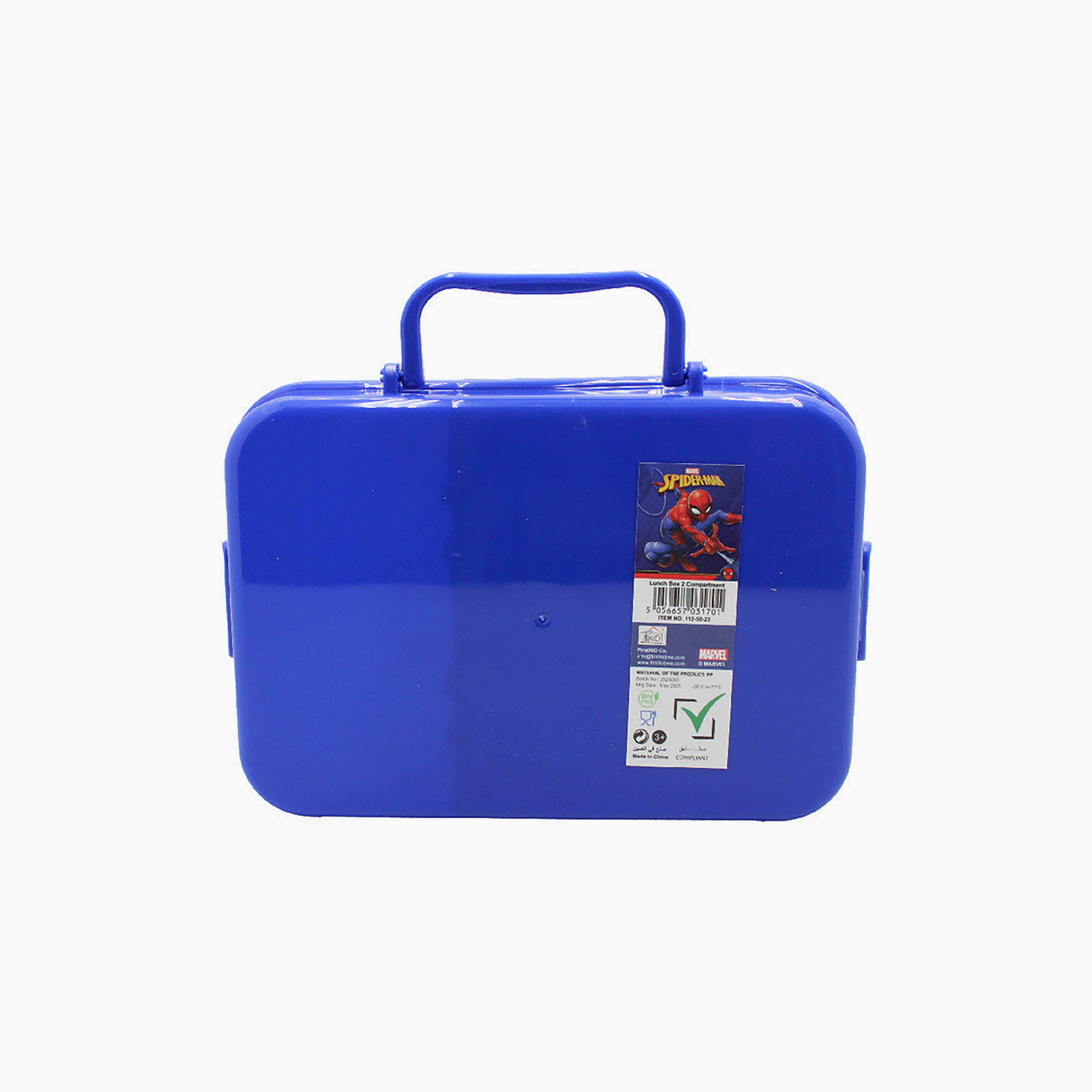 Spiderman Handle Lunch Box for Boys with 2 Compartments-school-lunchessentials-lunchboxes-image-4