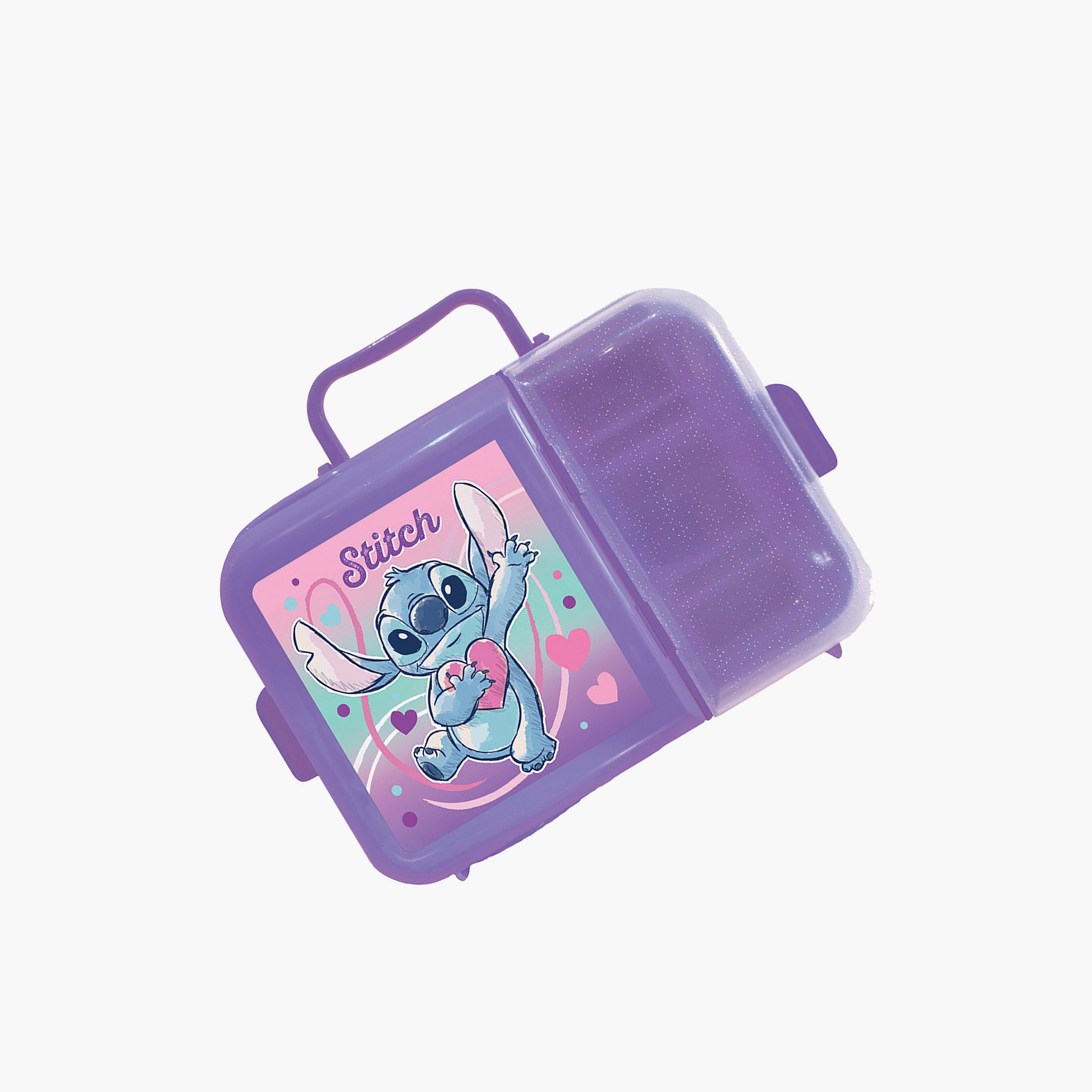 Stitch Lunch Box for Girls with 2 Compartments-school-lunchessentials-lunchboxes-image-1