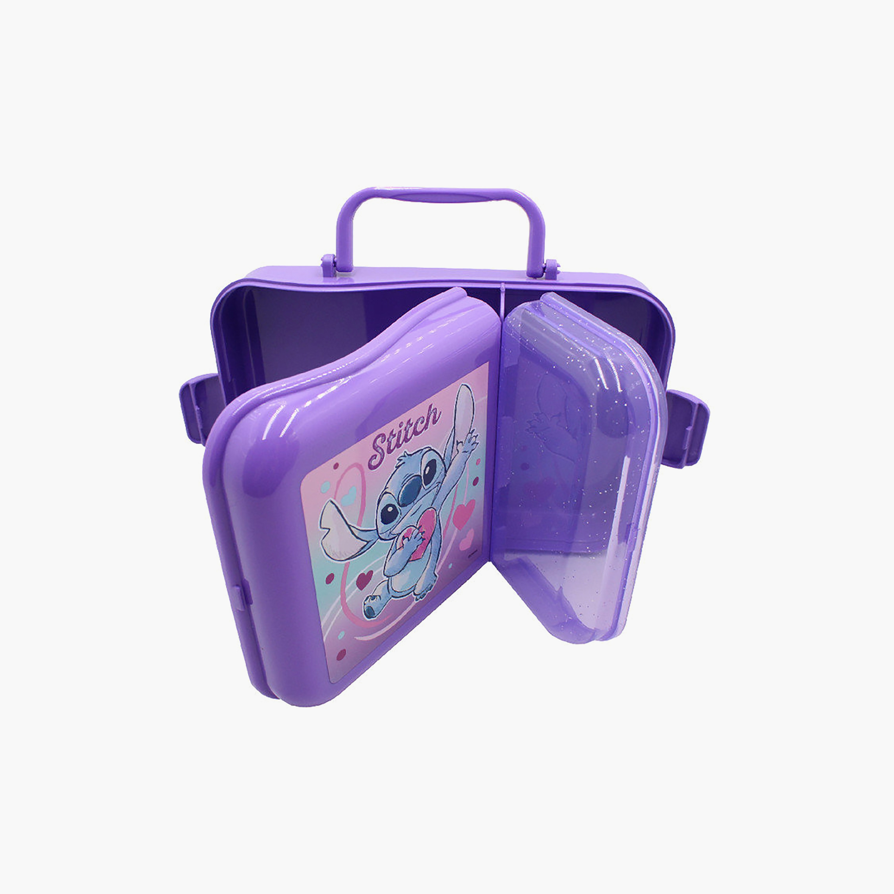 Stitch Lunch Box for Girls with 2 Compartments-school-lunchessentials-lunchboxes-image-3